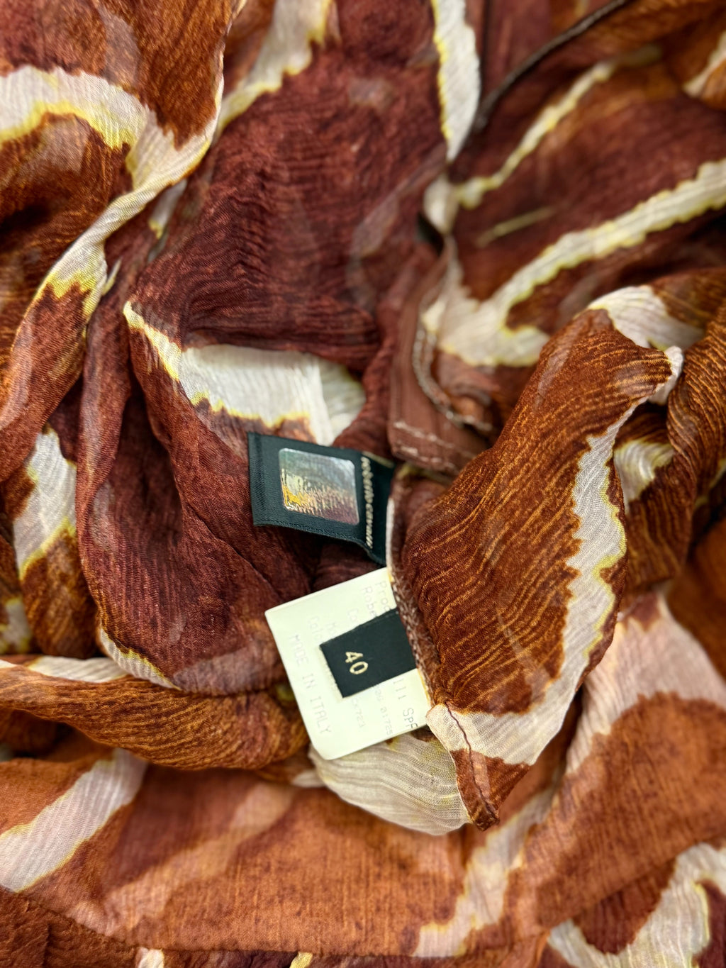 Roberto Cavalli Silk Giraffe Print Dress, SS 2006