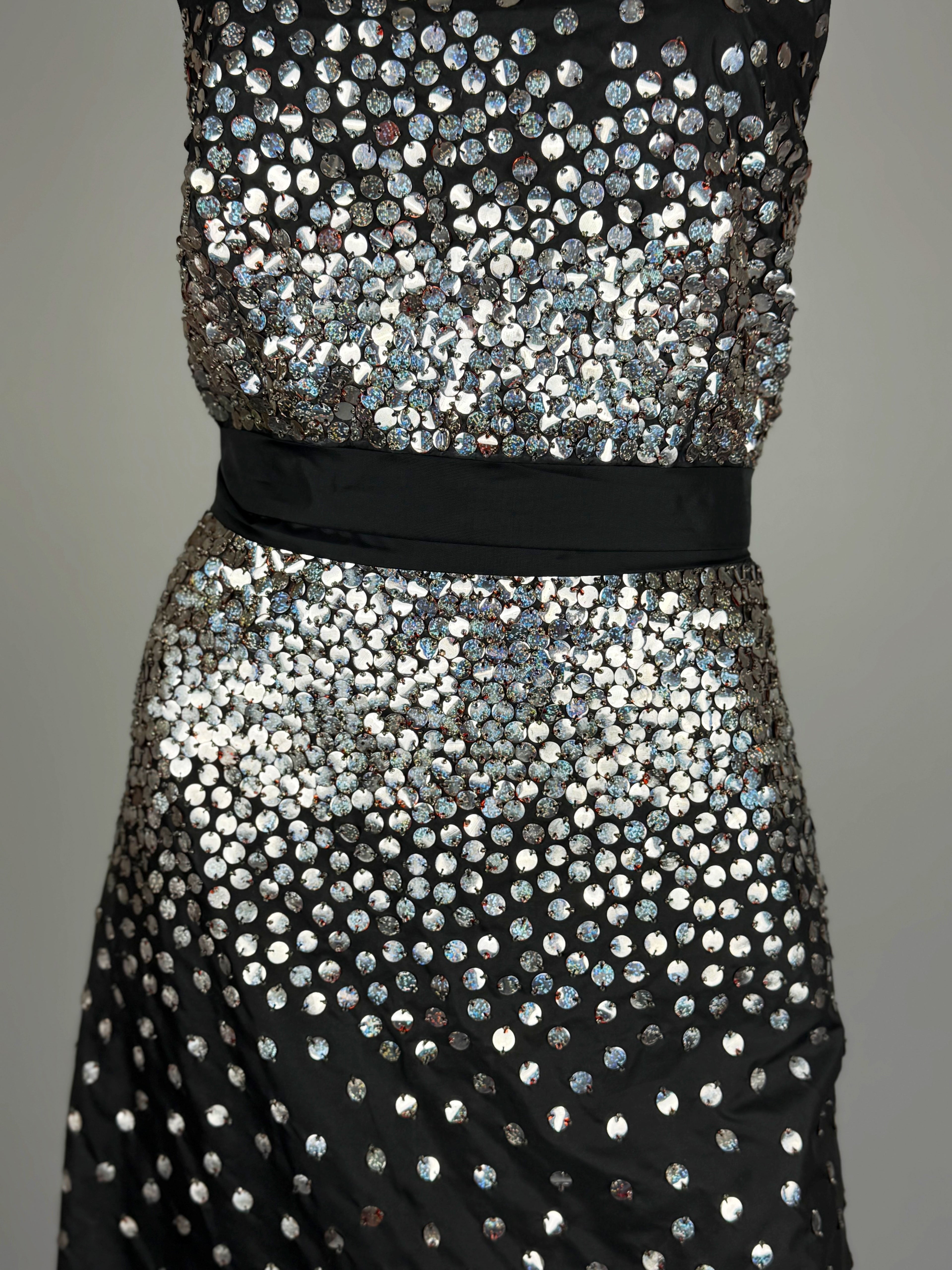 Fendi by Karl Lagerfeld Embellished Paillette Dress, FW 1996