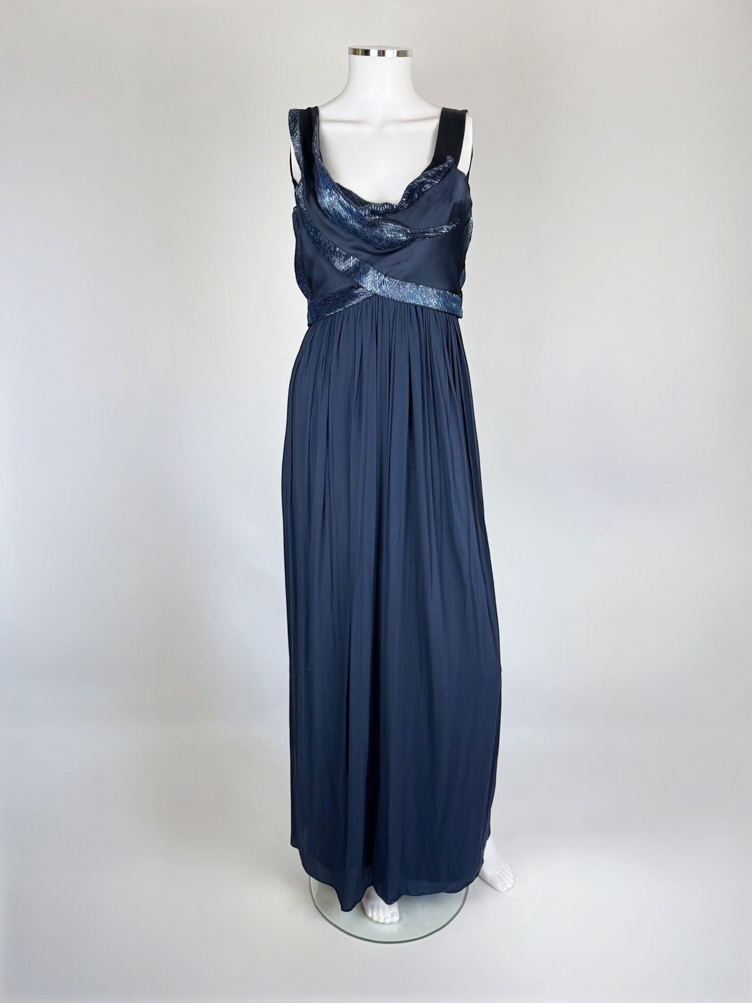 Donna Karan Draped Beaded Gown, SS 2006