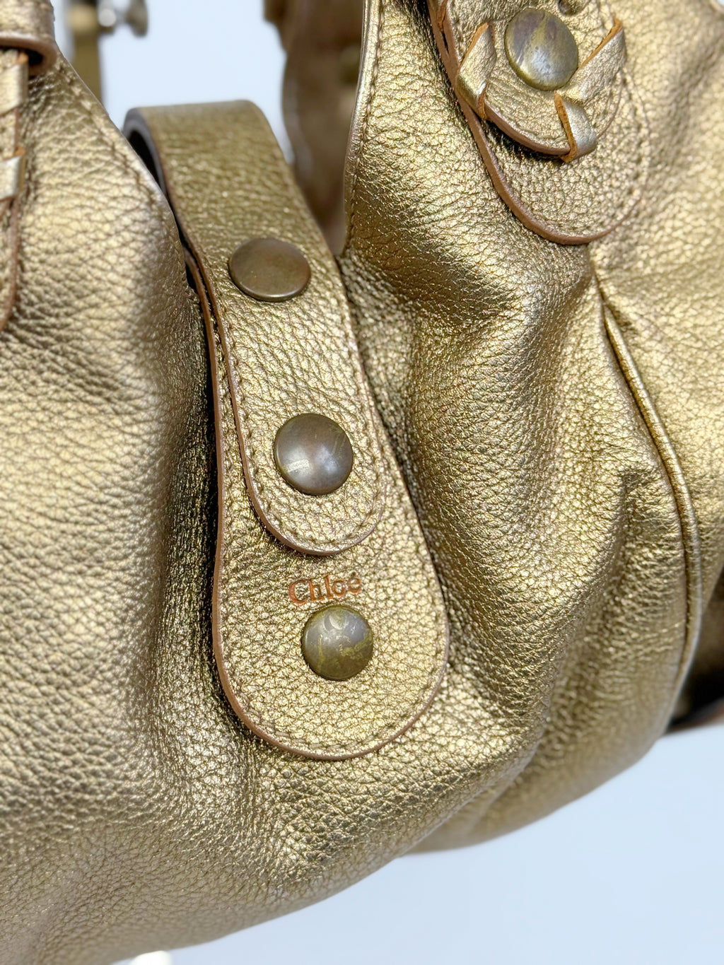 Chloé by Phoebe Philo Metallic Gold Silverado Bag, 2006