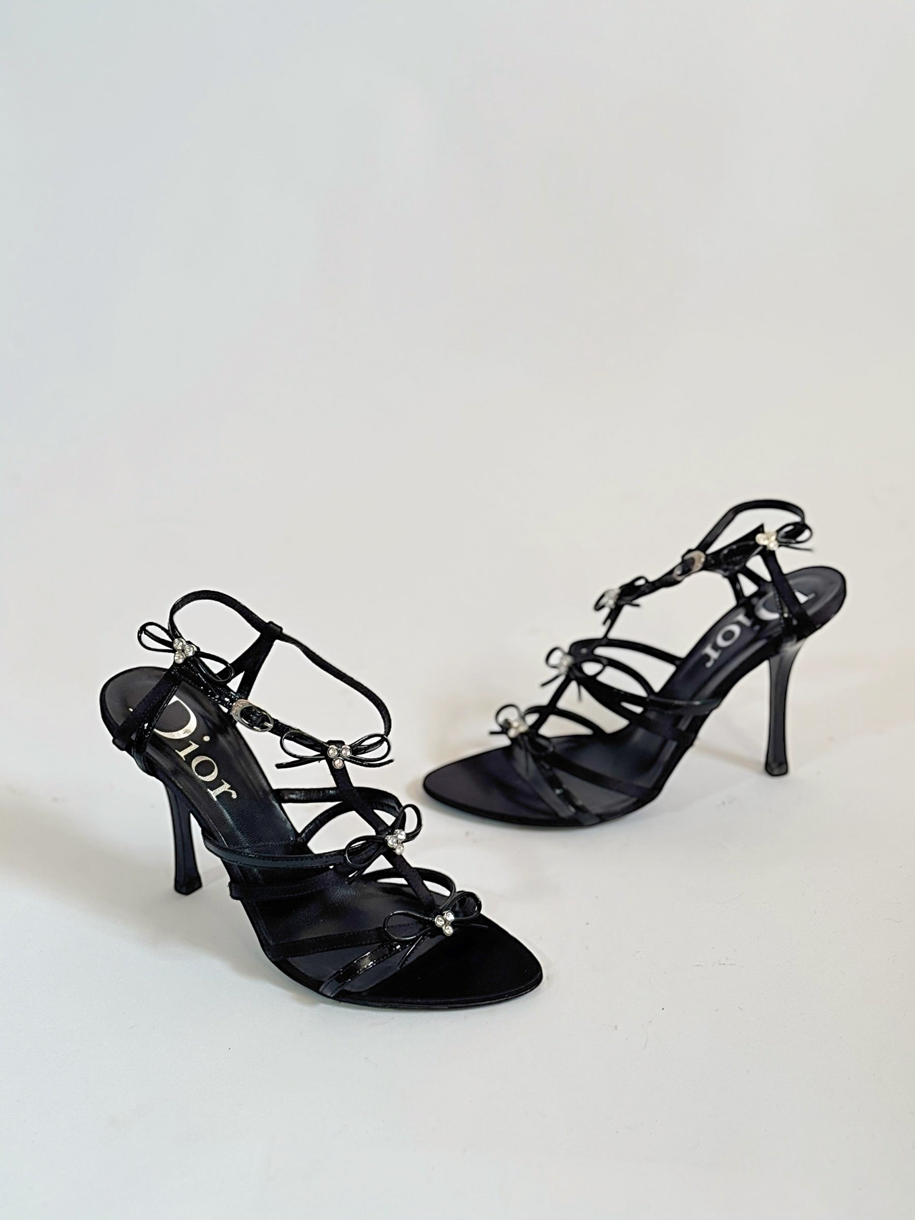 Christian Dior by John Galliano Bow Strappy Sandals, c. 2000s