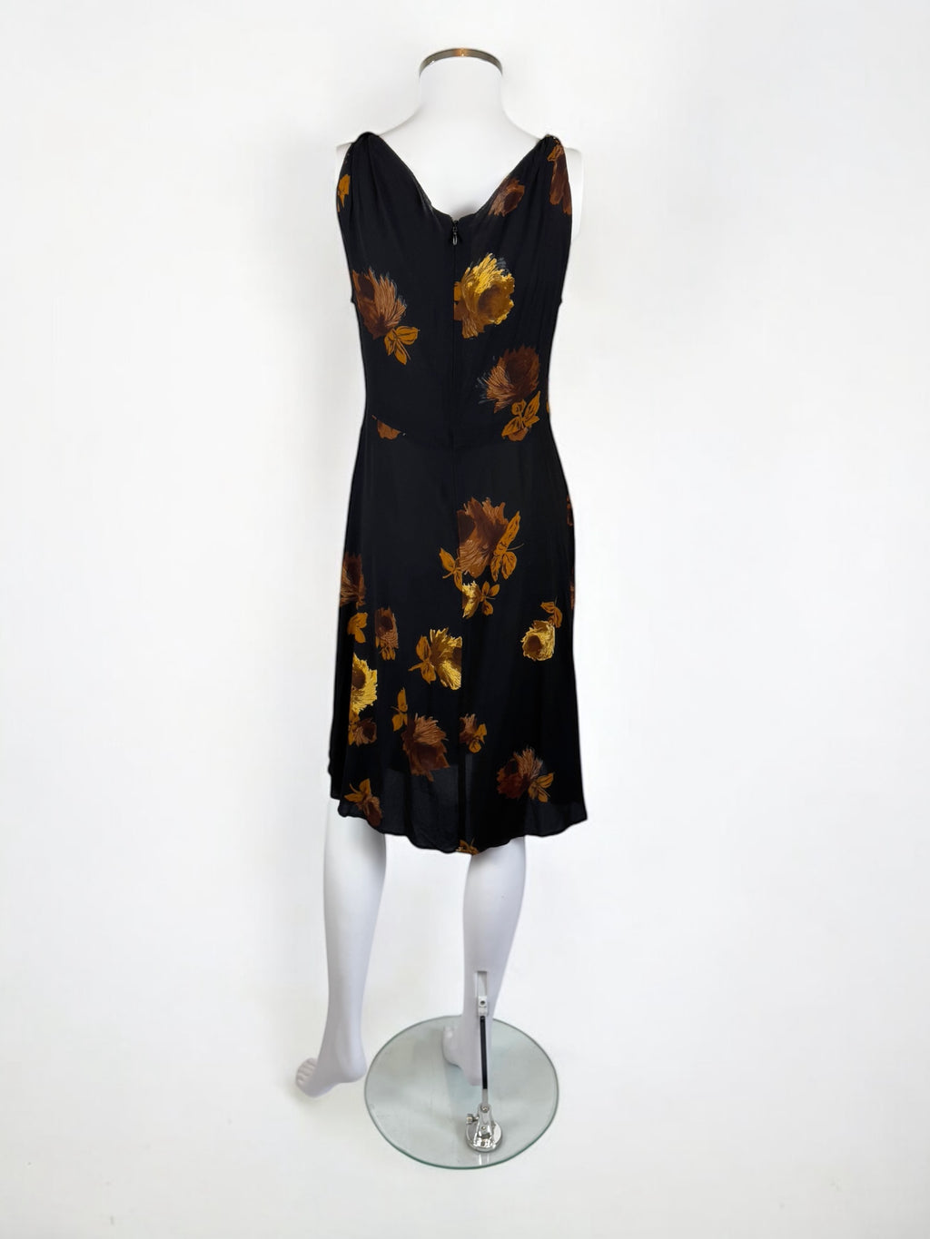 Prada Floral Silk Dress, FW 2005