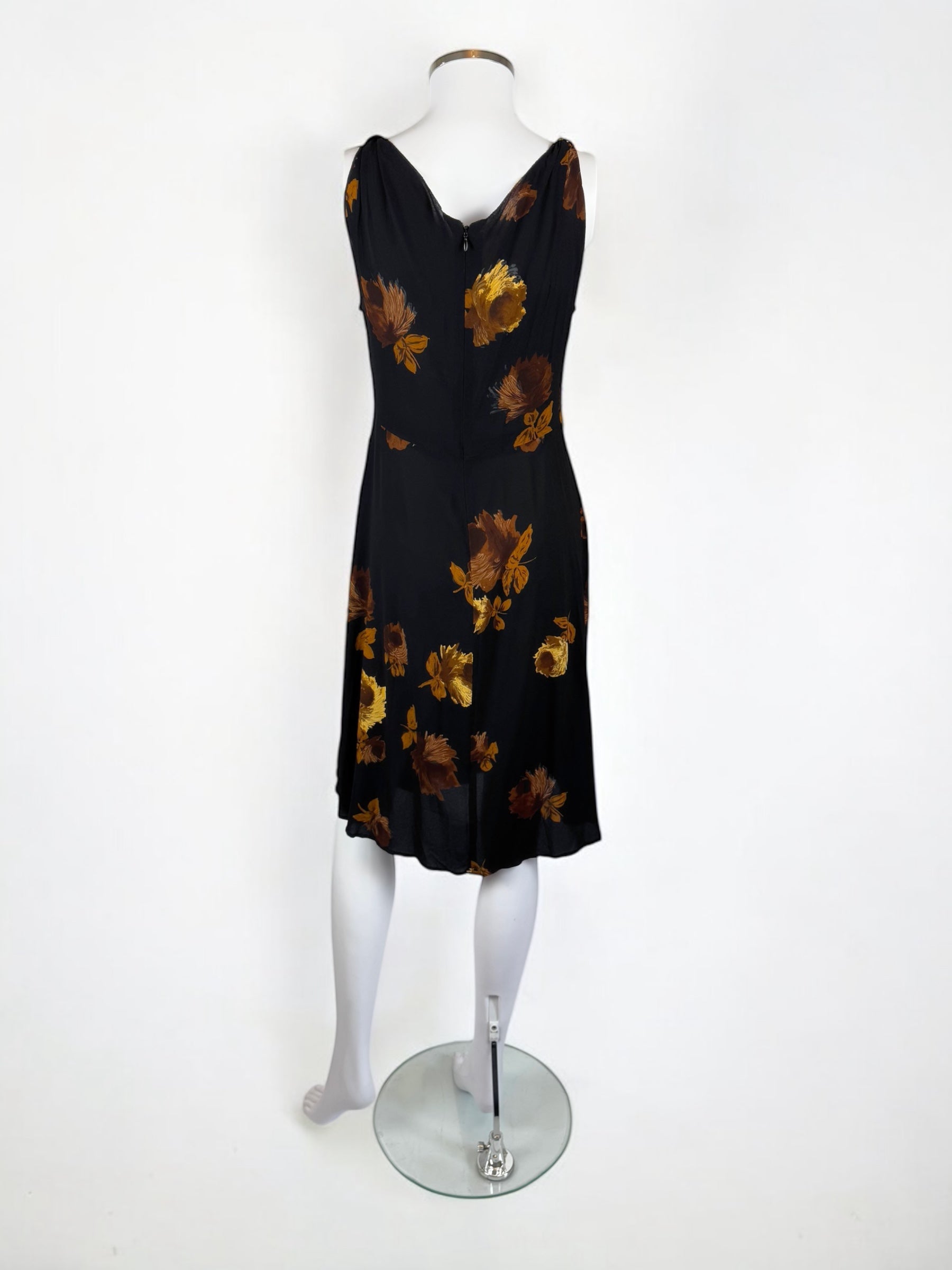 Prada Floral Silk Dress, FW 2005