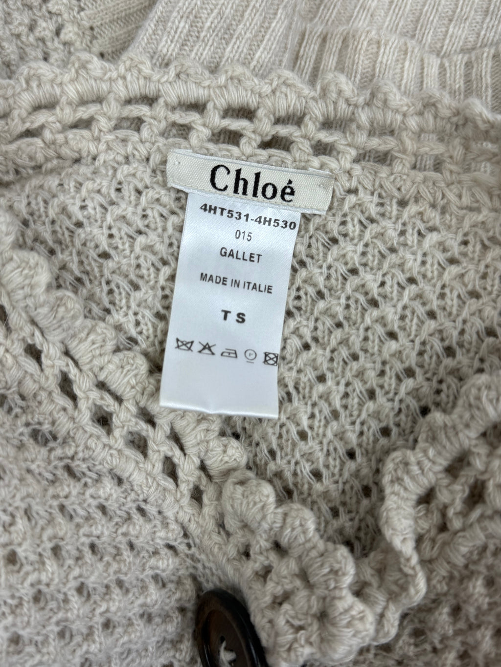 Chloé by Phoebe Philo Merino Wool Cardigan, FW 2004