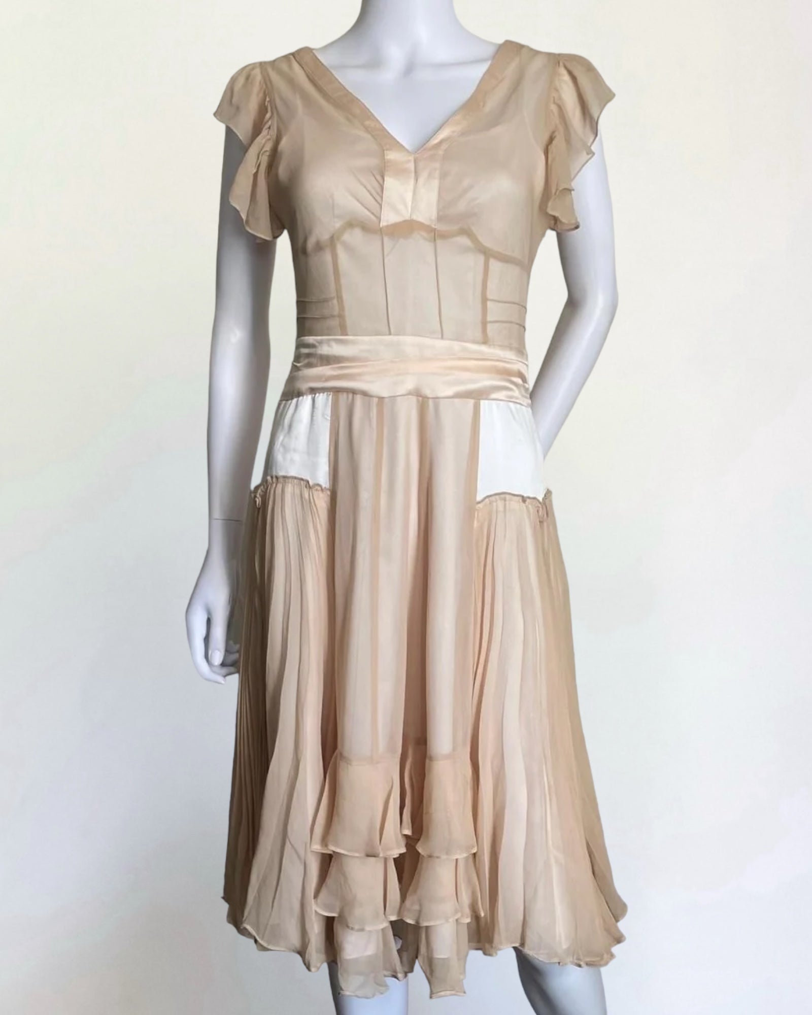 Chloé by Phoebe Philo Silk Dress, FW 2005