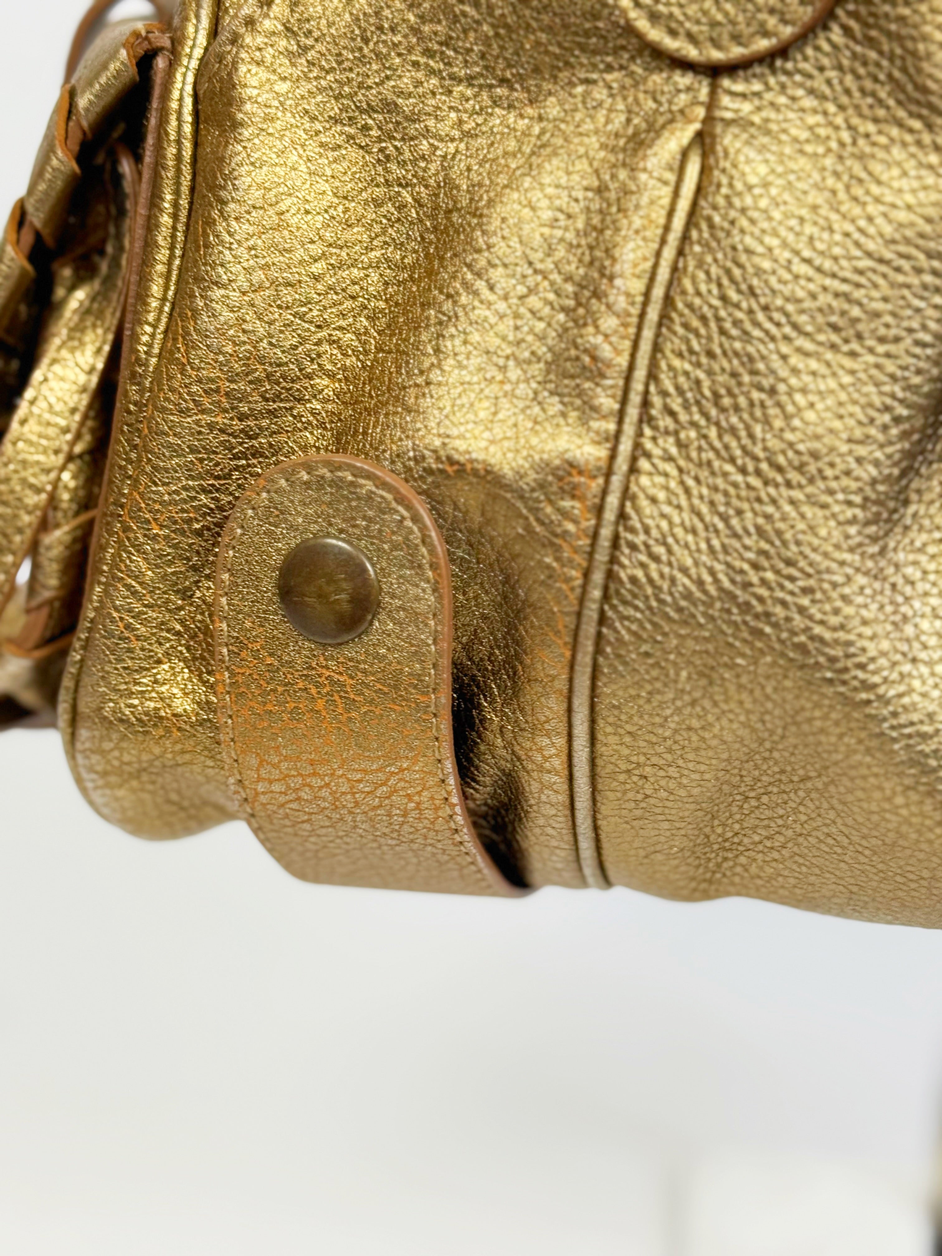 Chloé by Phoebe Philo Metallic Gold Silverado Bag, 2006