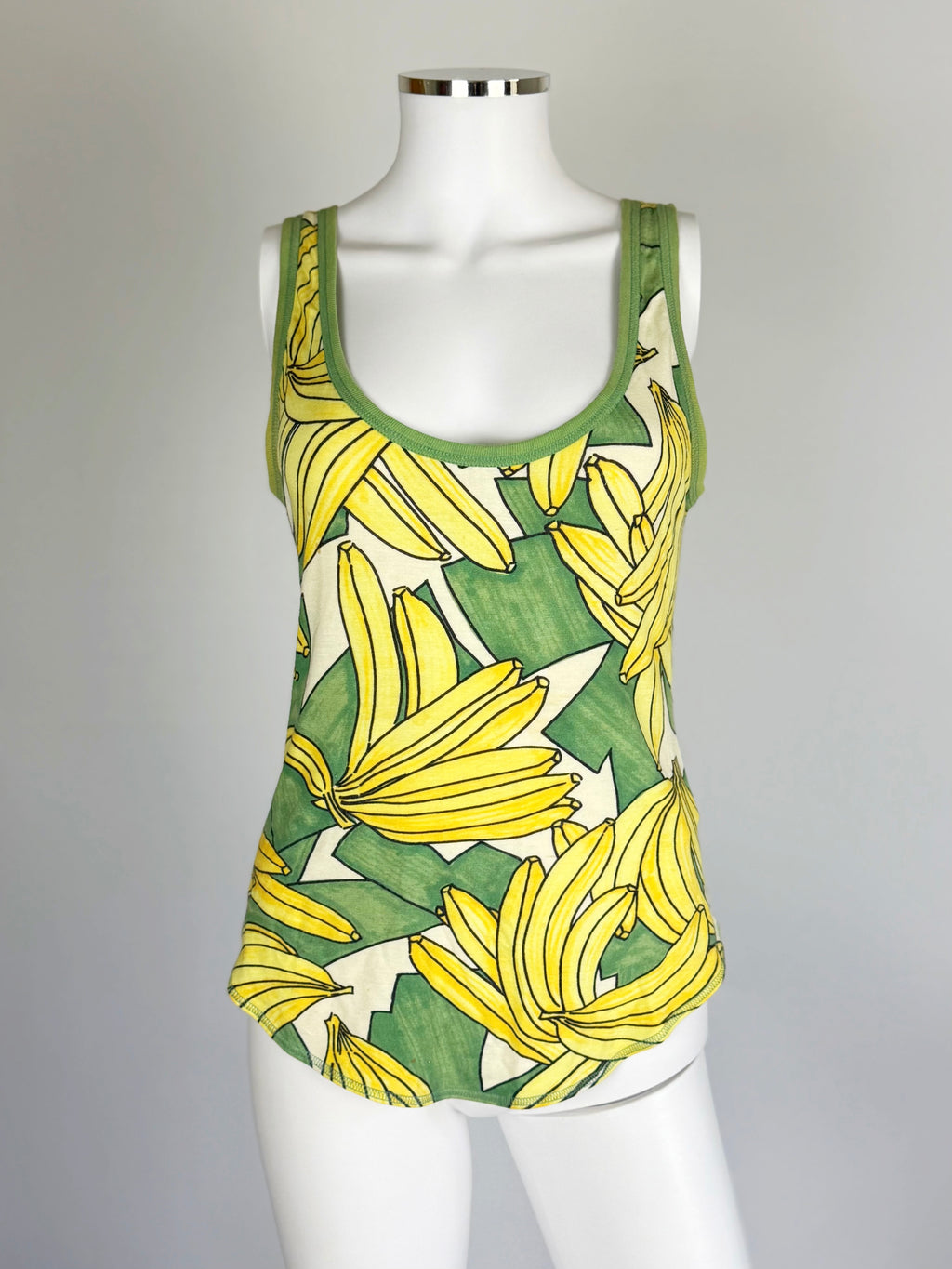 Chloé by Phoebe Philo Banana Print Top, SS 2004