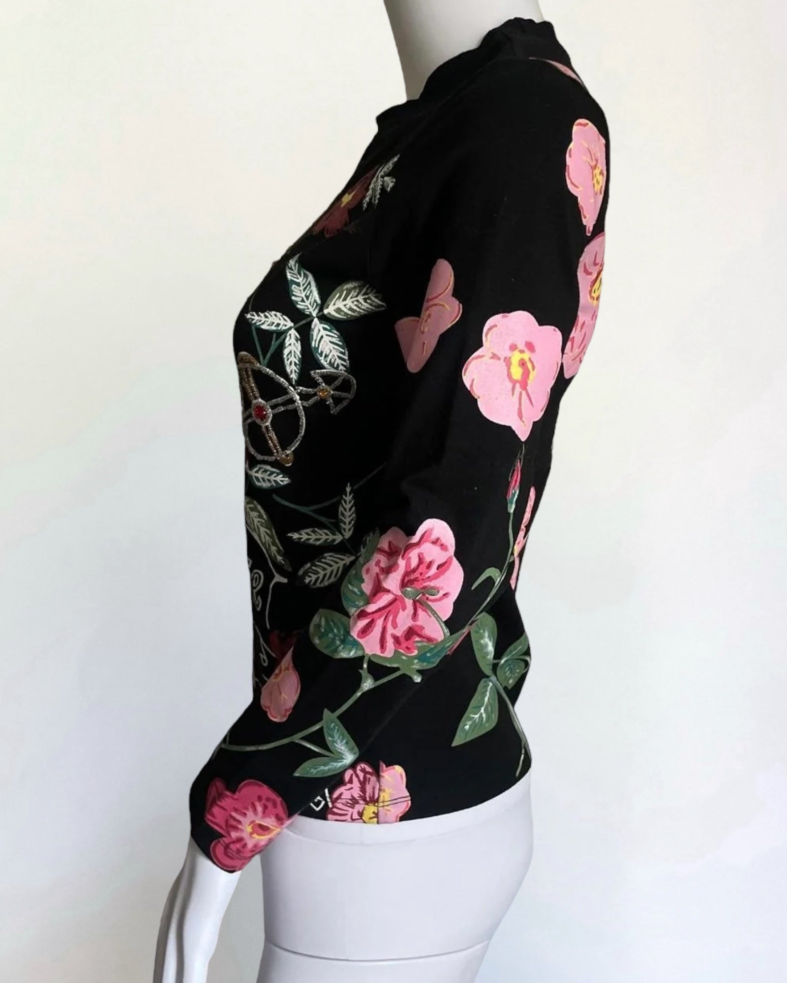 Christian Dior by John Galliano J'adore Dior Floral Tee, c. 2000s