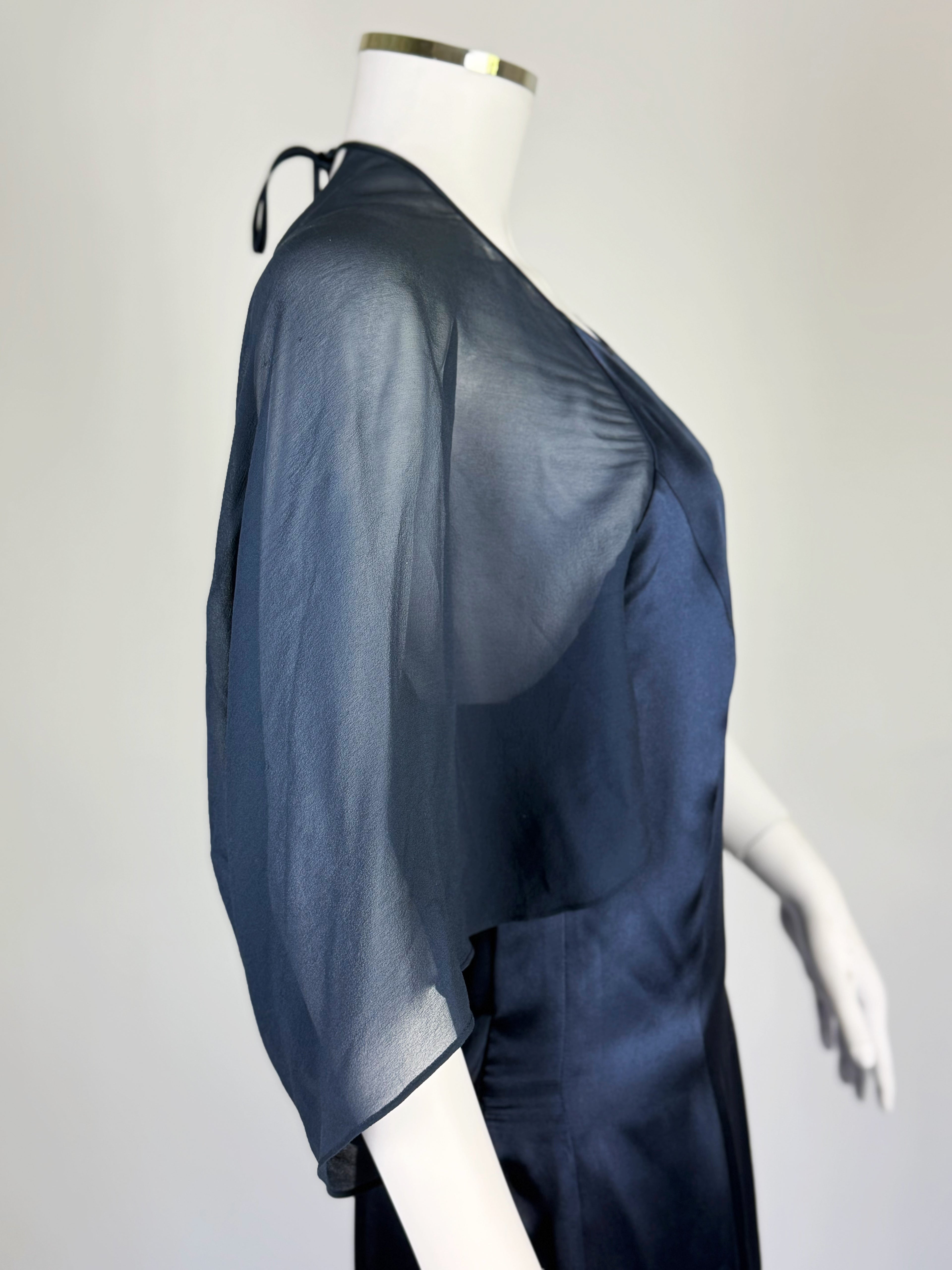 Salvatore Ferragamo Silk Cocktail Dress, c. 2000s