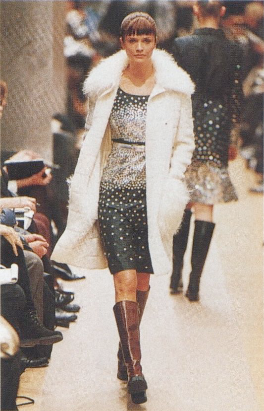 Fendi by Karl Lagerfeld Embellished Paillette Dress, FW 1996