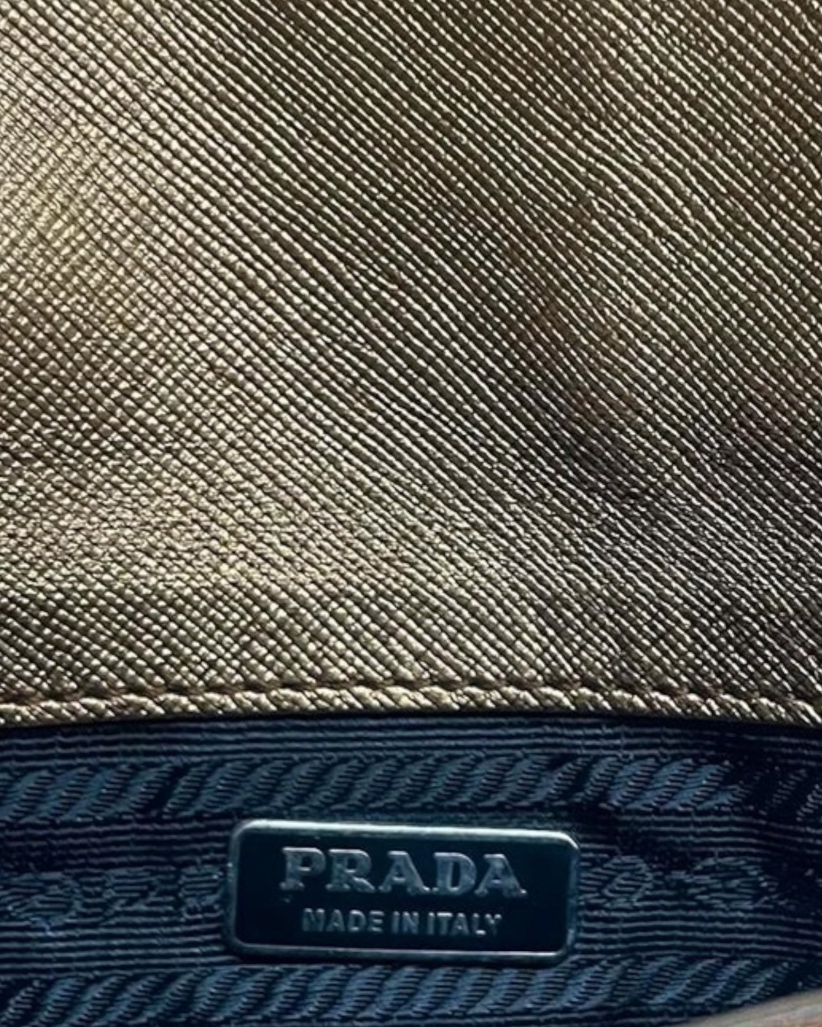 Prada Contenitori Piatti Bronze Bag, c. 2000s