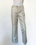 Christian Dior by John Galliano Monogram Metallic Trousers, FW 2004