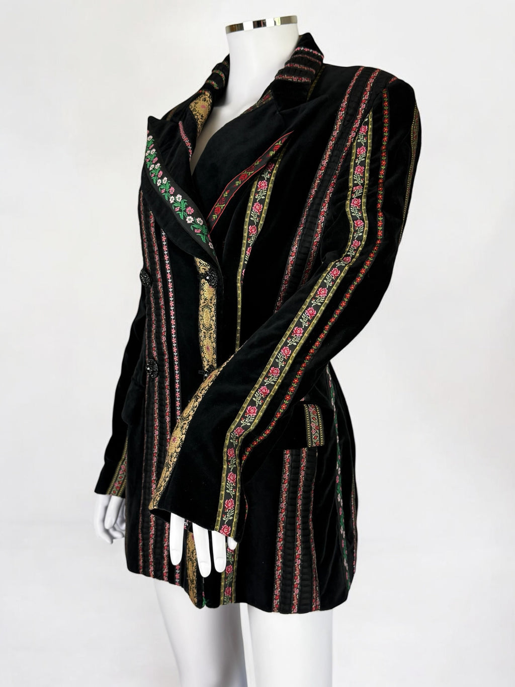 Dolce & Gabbana “Rich Hippie” Velvet Folk Jacket, SS 1993