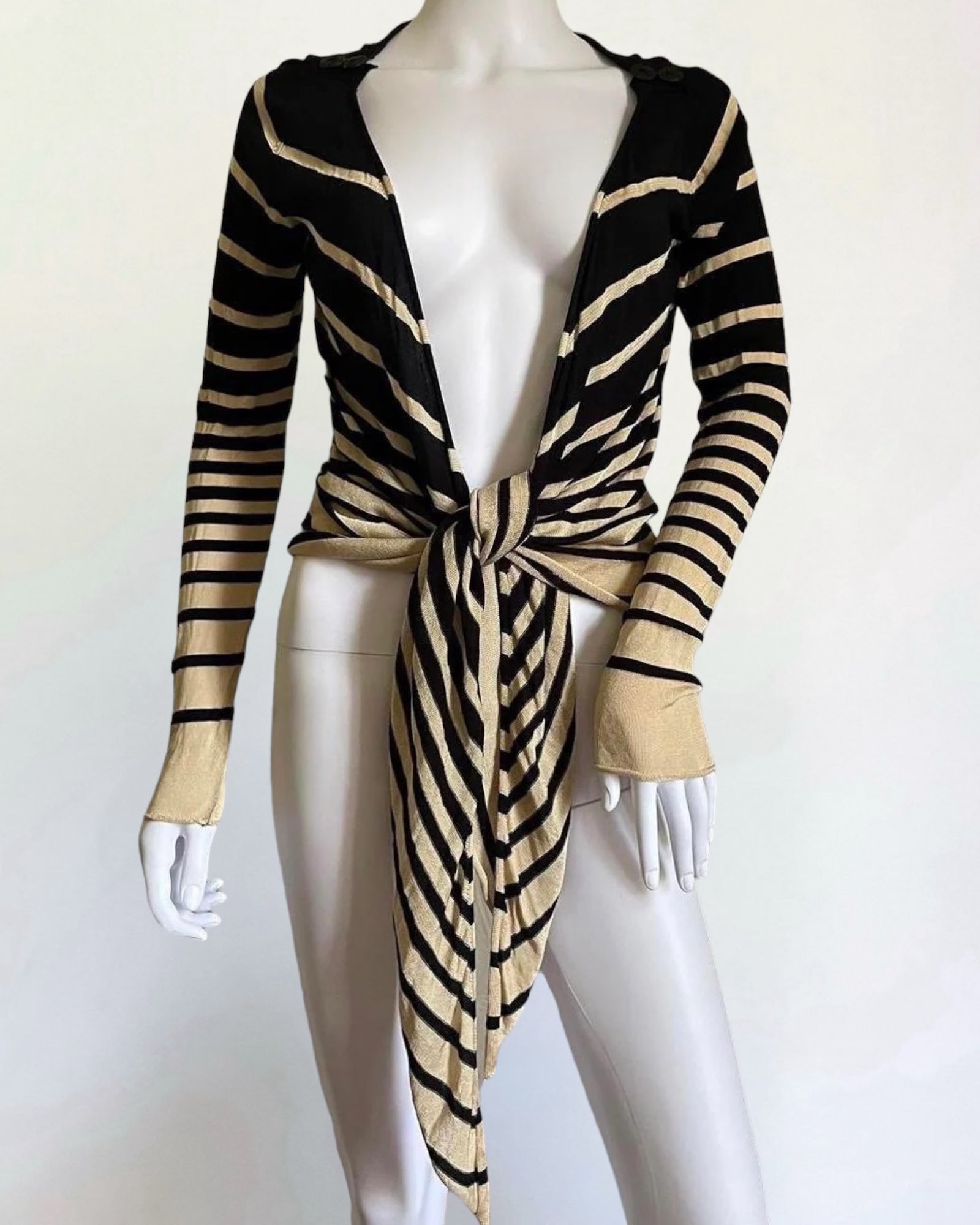 Jean Paul Gaultier Maille Femme Tie Blouse, c. 1990s