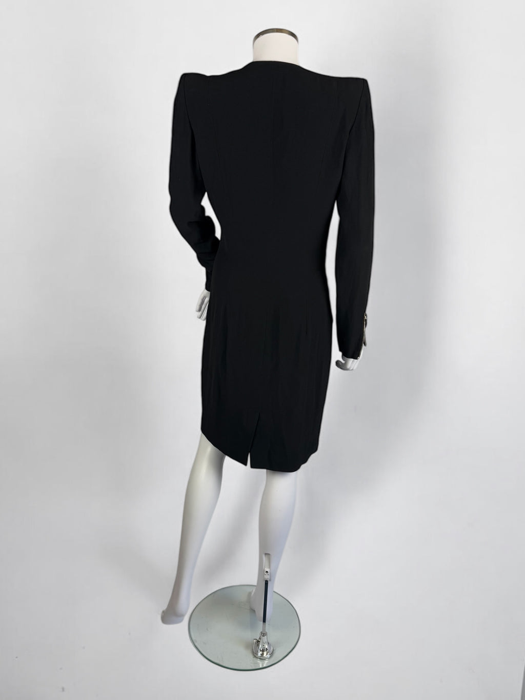 Alexander McQueen Black Zip Mini Dress, Resort 2010