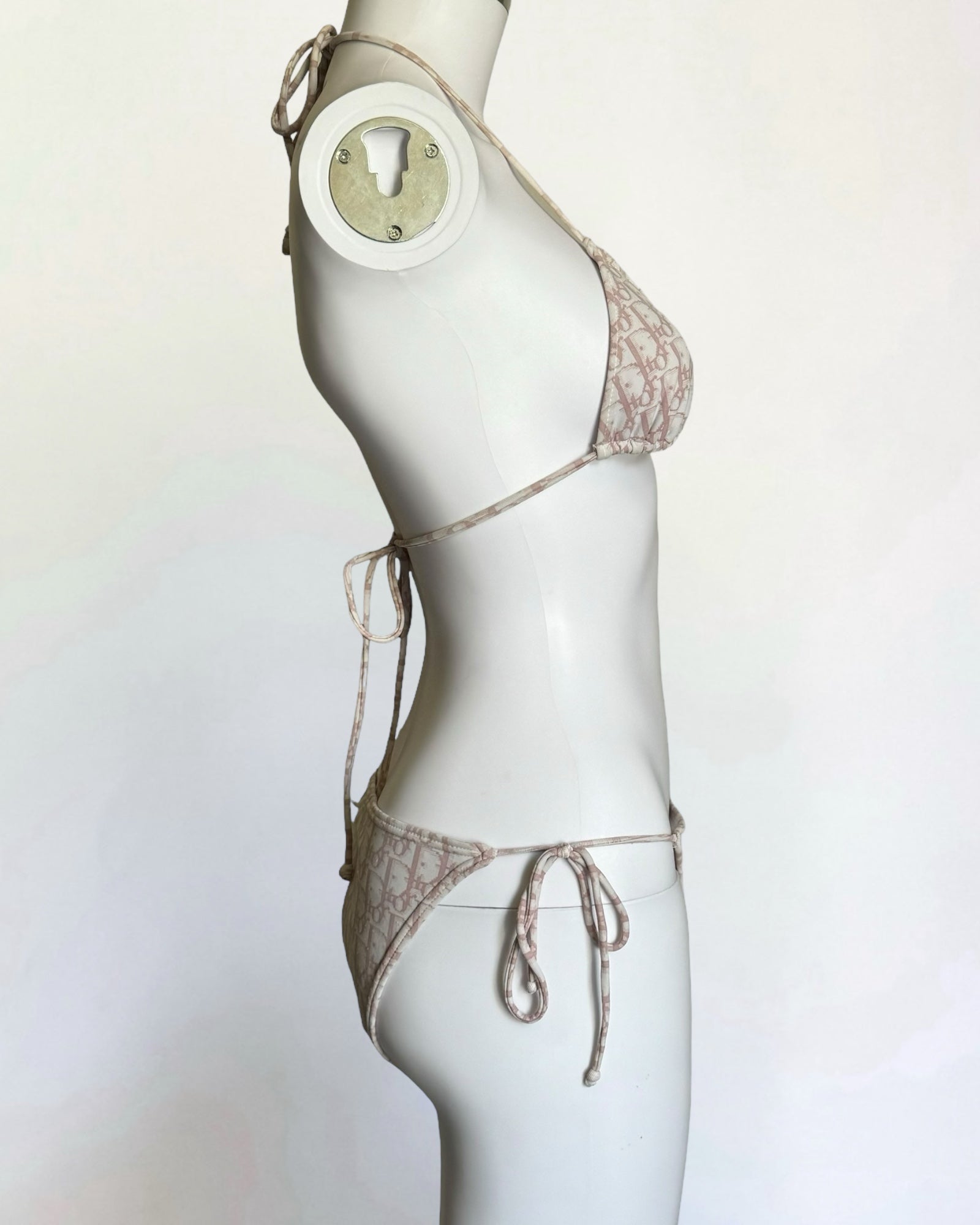 Christian Dior by John Galliano Pink Monogram Bikini, 2004