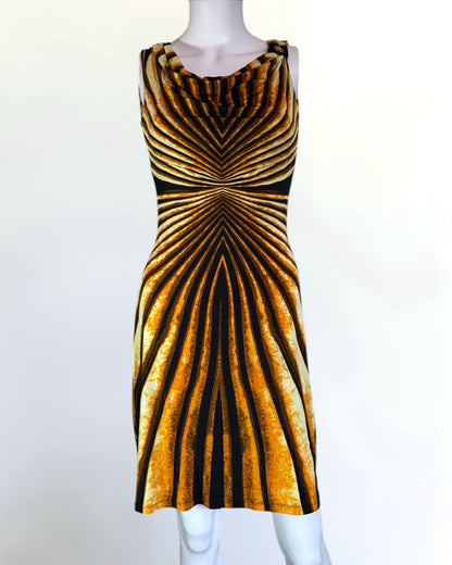 Roberto Cavalli “Ray of Gold” Mini Dress, SS 2007