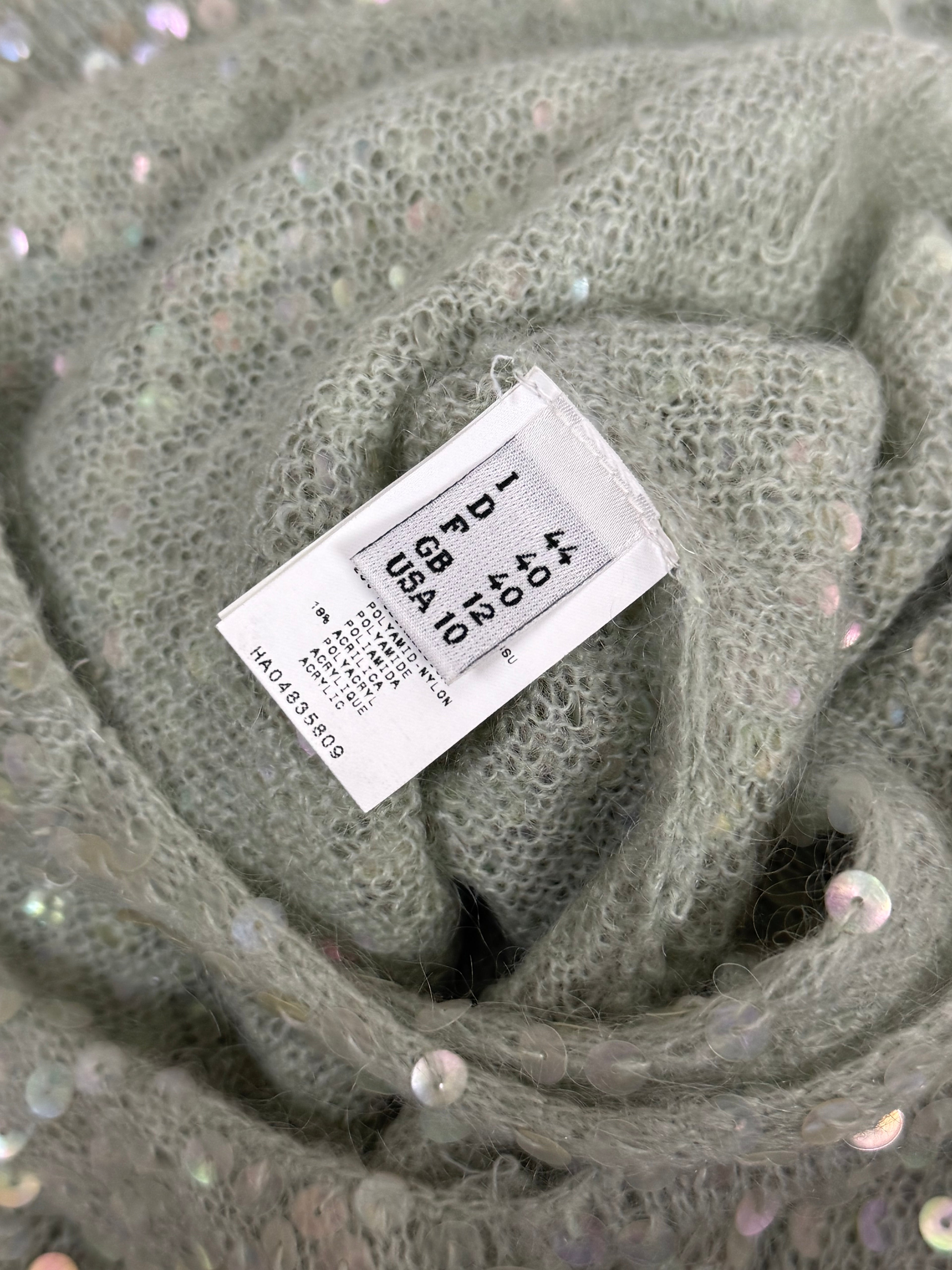 Moschino Mohair Sequin Dress, c. Early 2000s