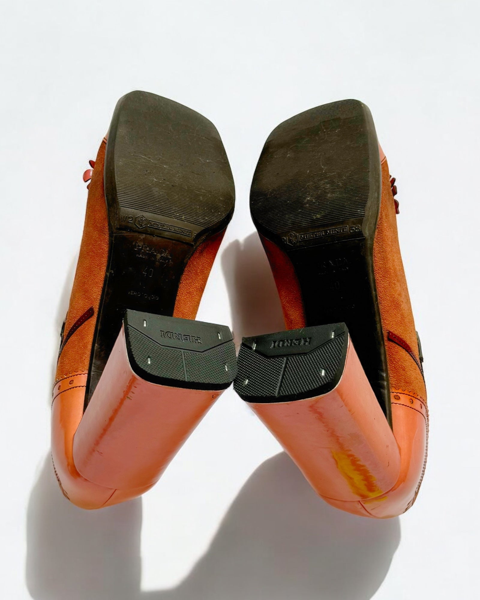Prada Patent Leaf Pumps, FW 1999