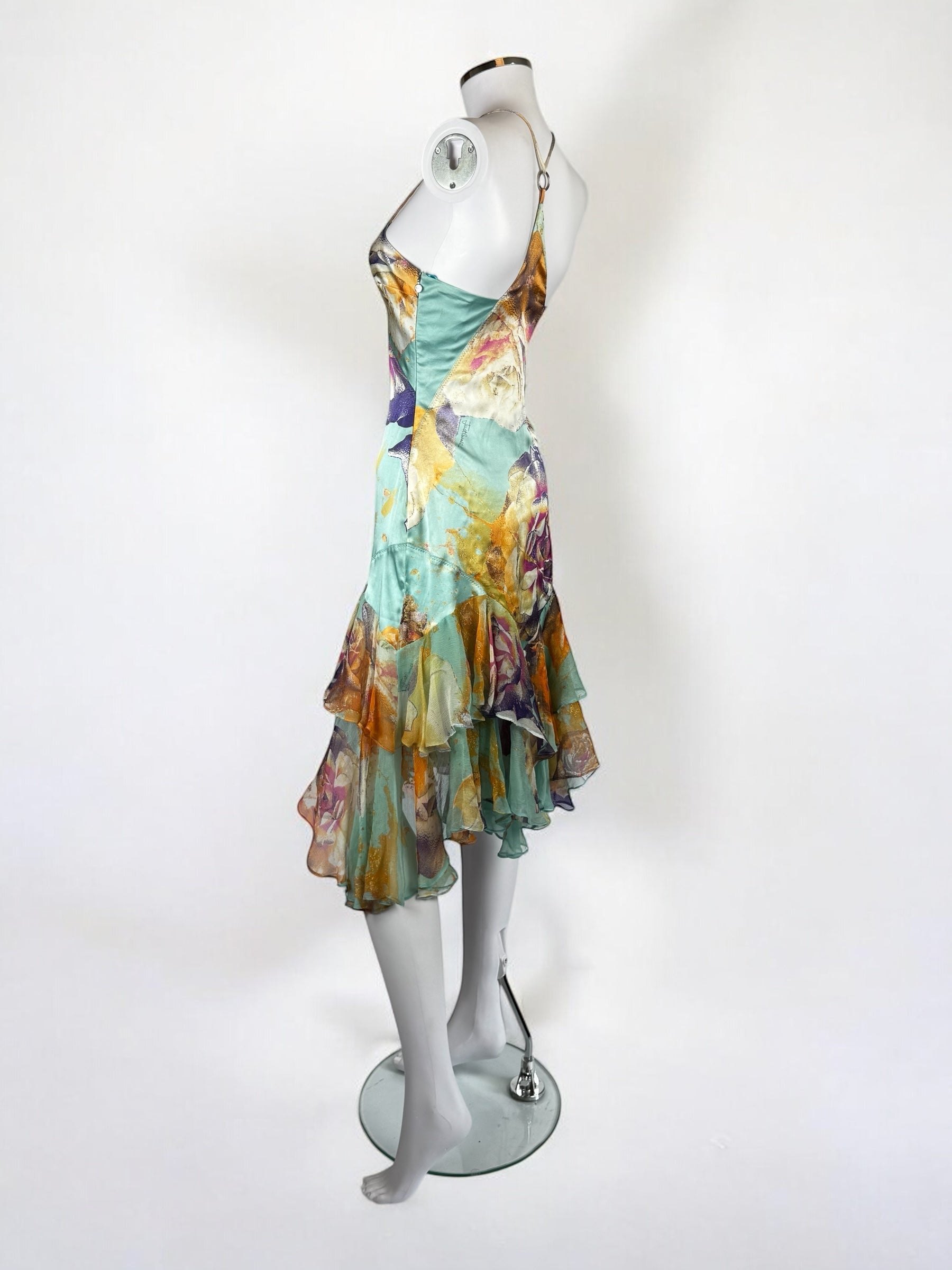 Just Cavalli Silk Floral Dress, c. 2004