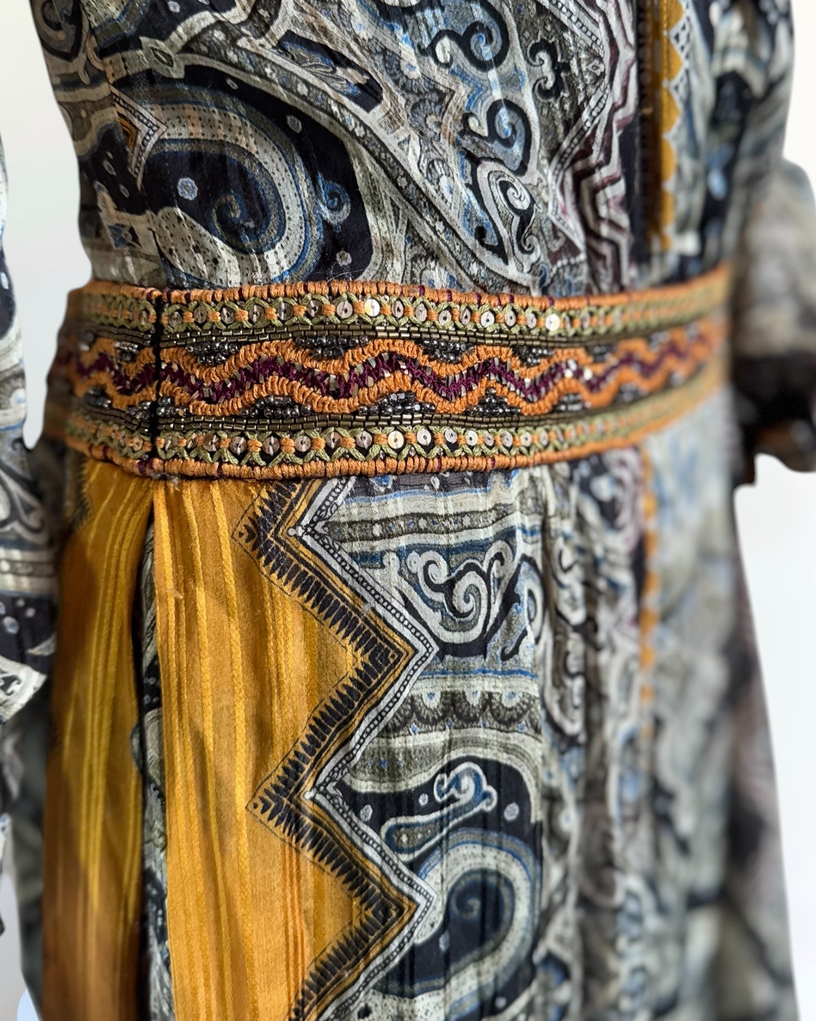 Etro Printed Silk Gown with Open Back, FW 2014
