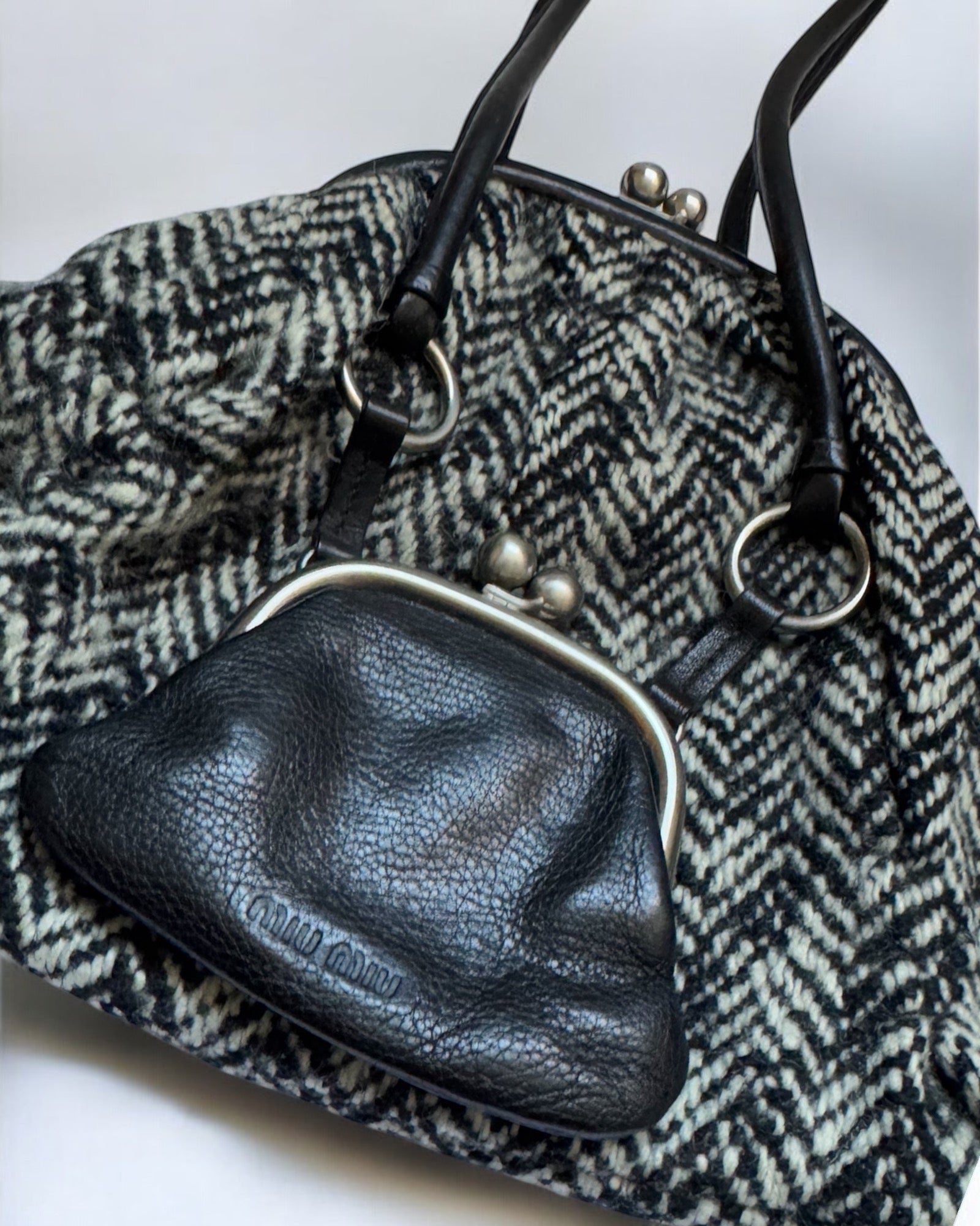 Miu Miu Tweed Handbag, c. 2000s