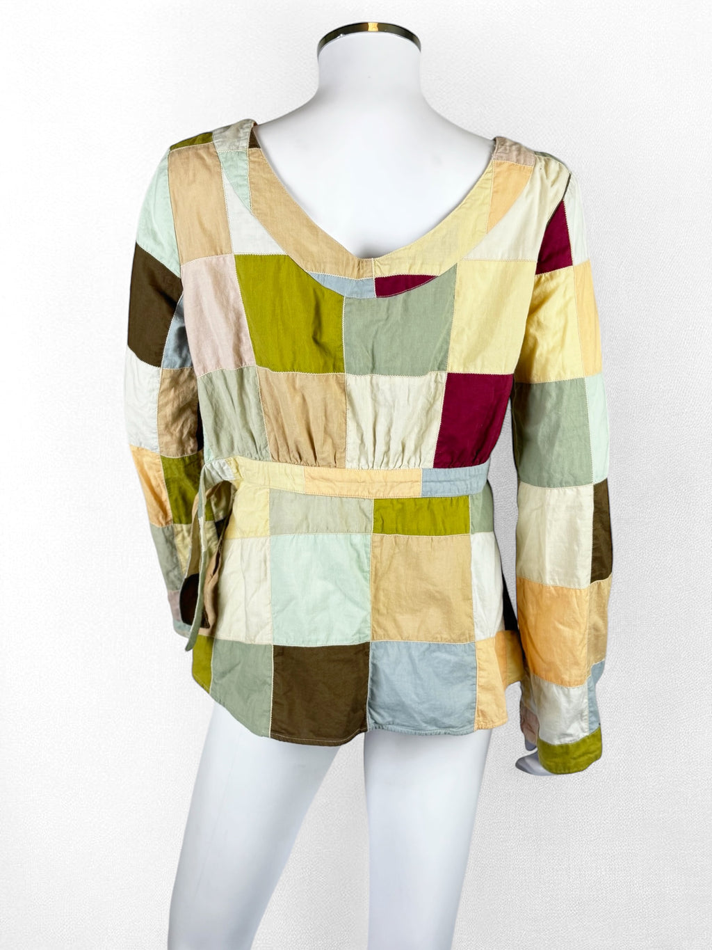 Marni Patchwork Cotton Blouse, FW 2002