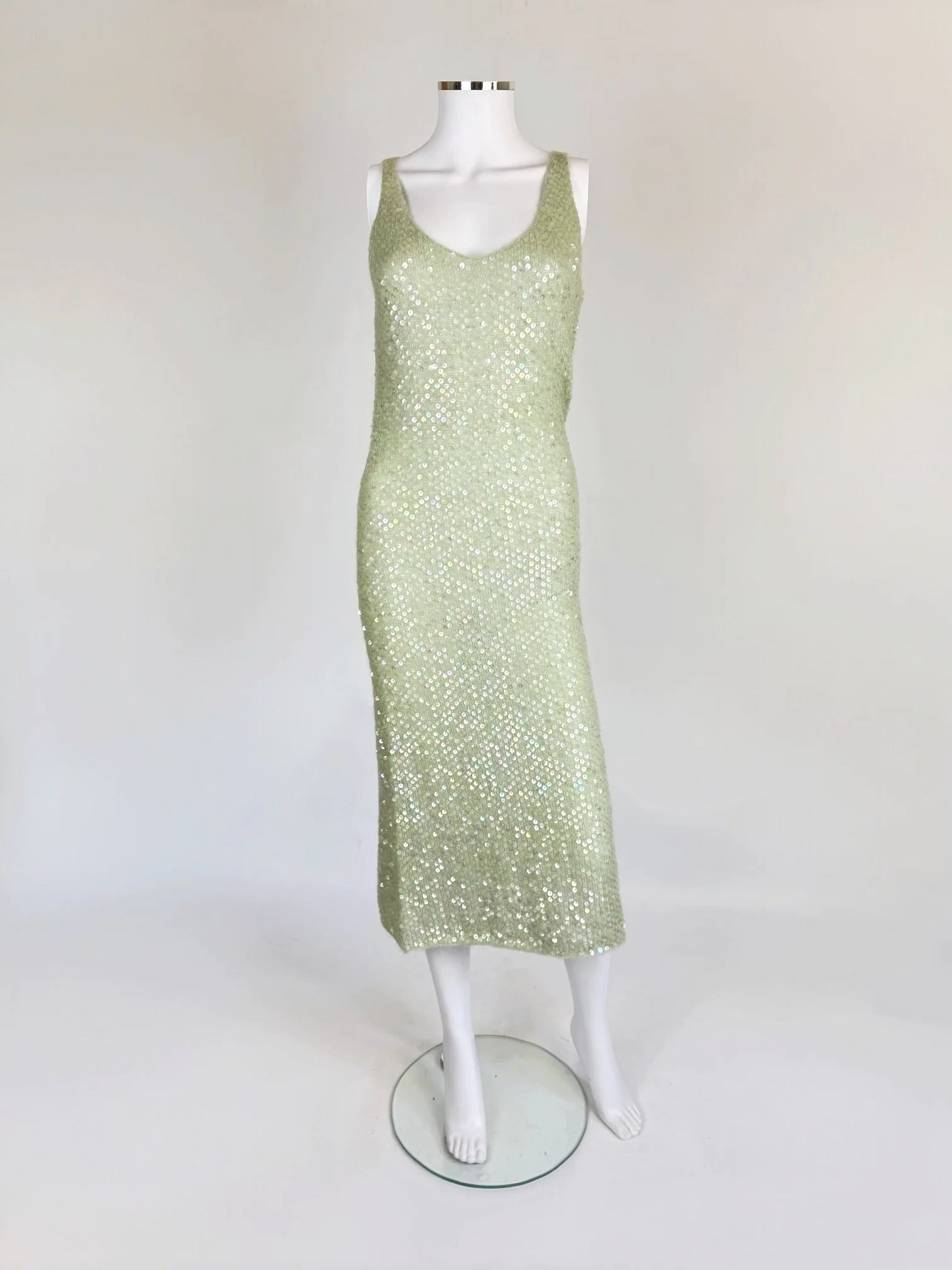 Moschino Mohair Sequin Dress, c. Early 2000s