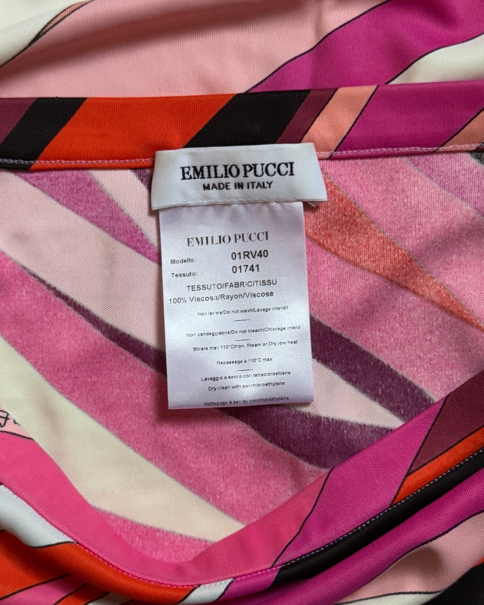 Emilio Pucci Pink Printed Skirt, c. 2000s