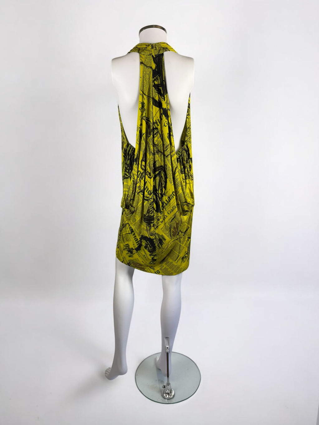 John Galliano Gazette Plunging Mini Dress, 2010