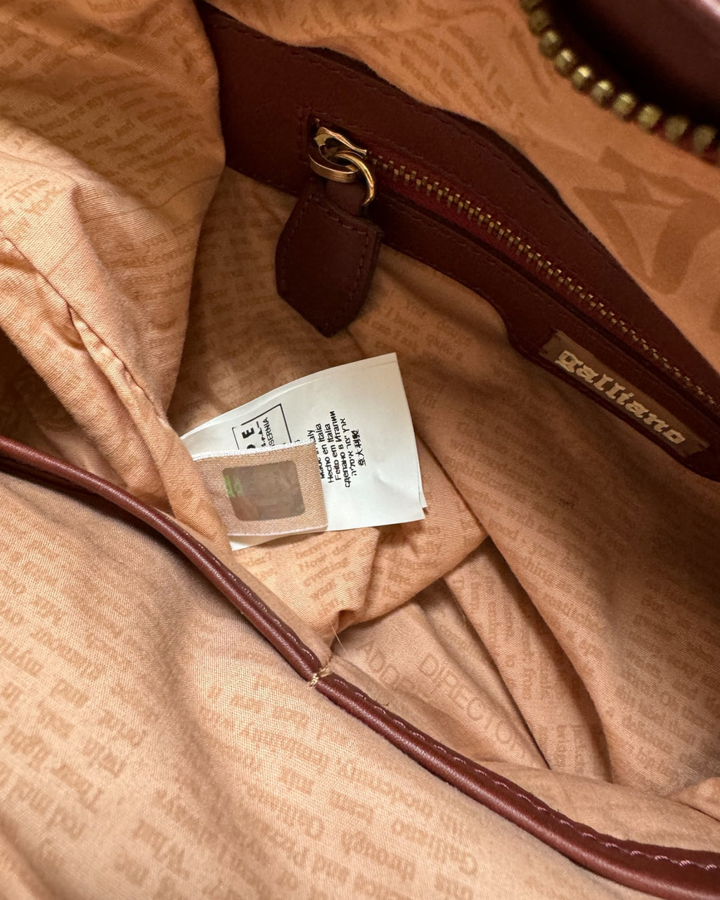 John Galliano Gazette Tote Bag, c. 2000s