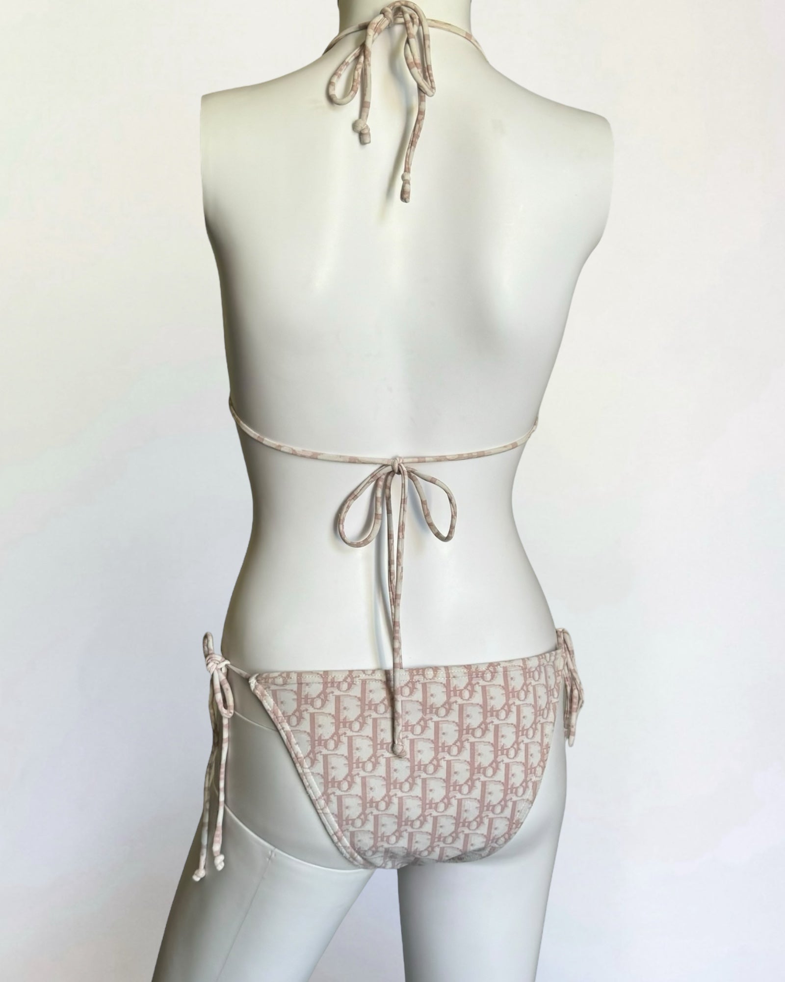 Christian Dior by John Galliano Pink Monogram Bikini, 2004