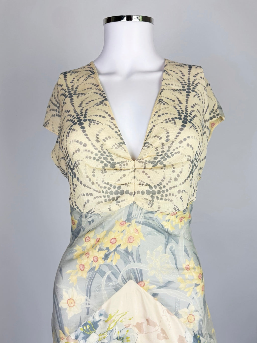 Chloé by Stella McCartney Silk Floral Patchwork Dress, SS 2000