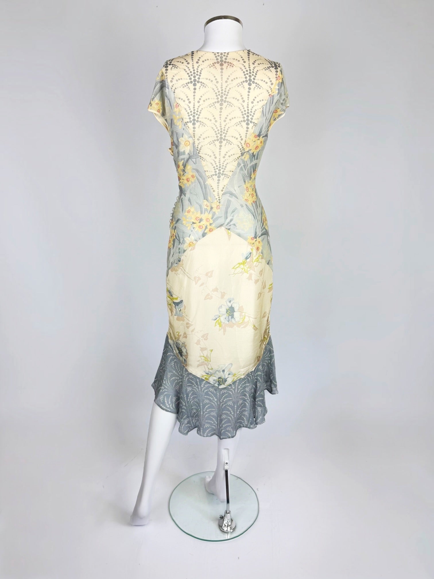 Chloé by Stella McCartney Silk Floral Patchwork Dress, SS 2000