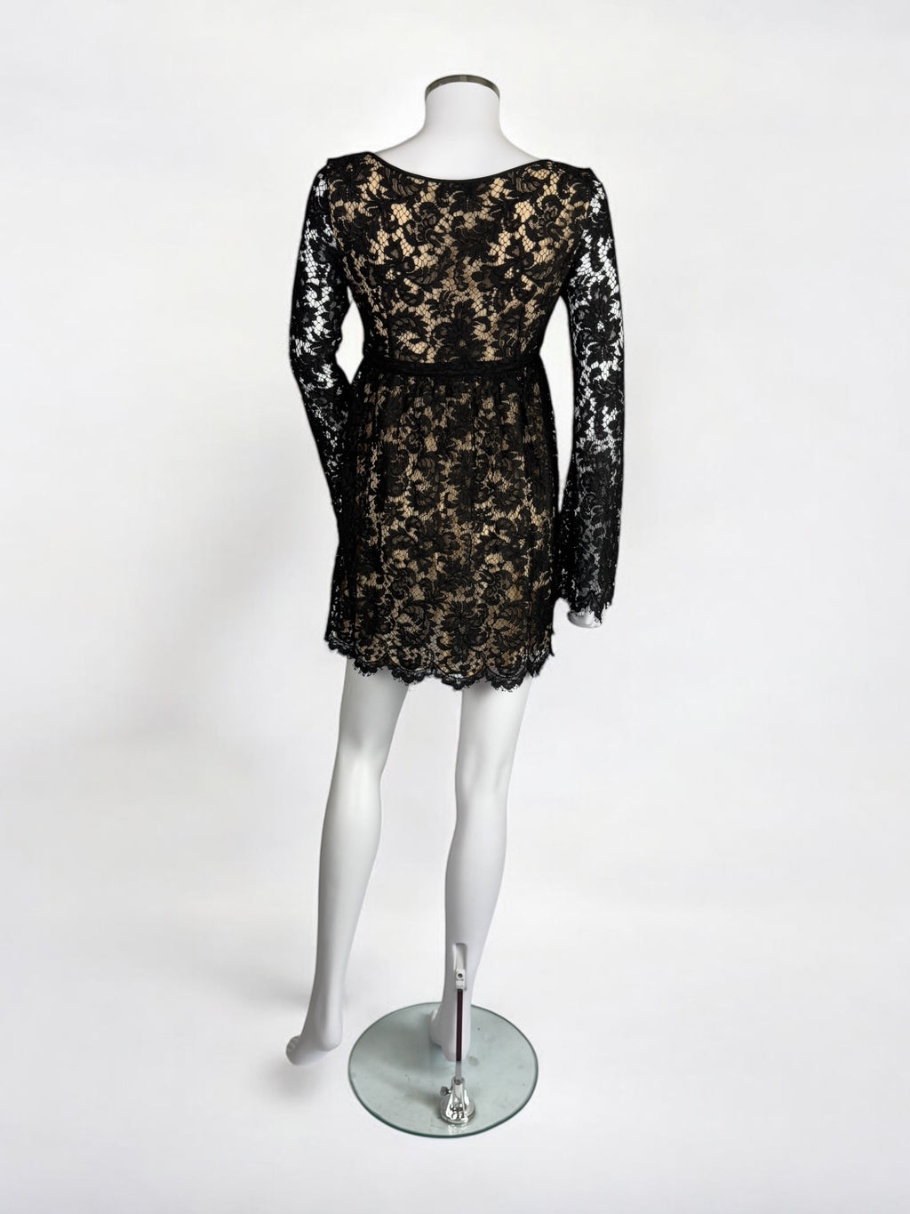 Gucci by Tom Ford Black Lace Babydoll Dress, SS 1996