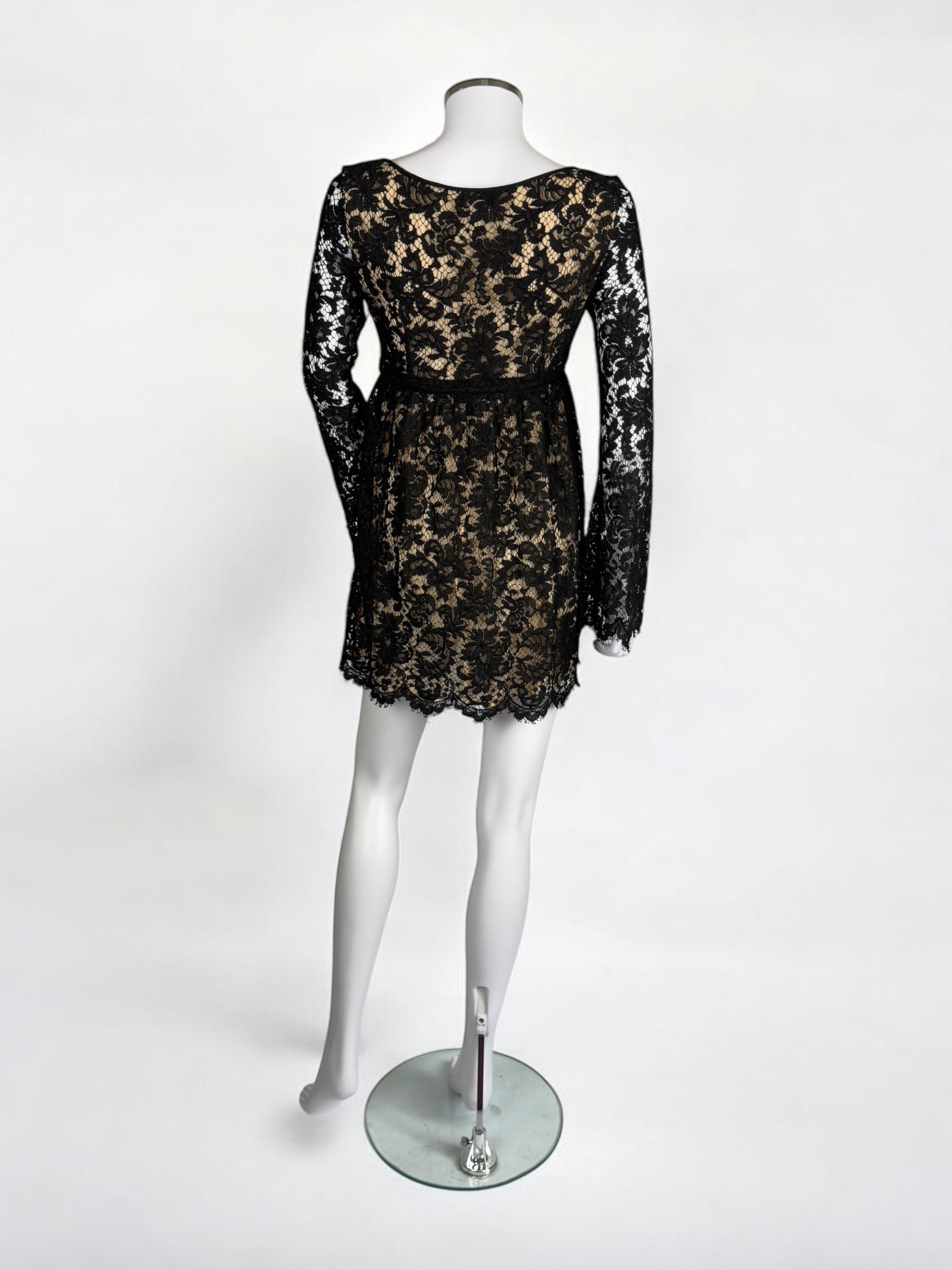 Gucci by Tom Ford Black Lace Babydoll Dress, SS 1996