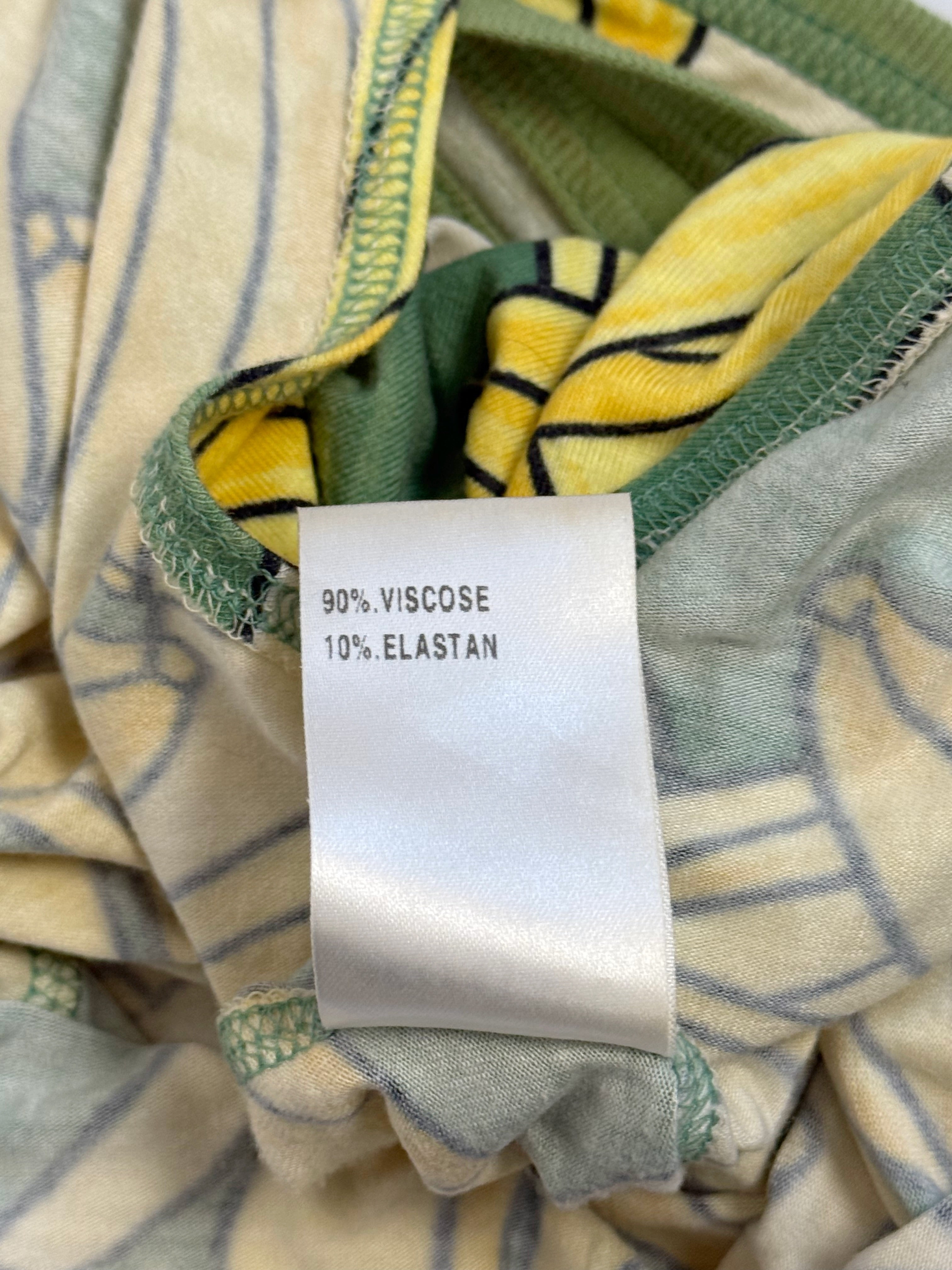 Chloé by Phoebe Philo Banana Print Top, SS 2004