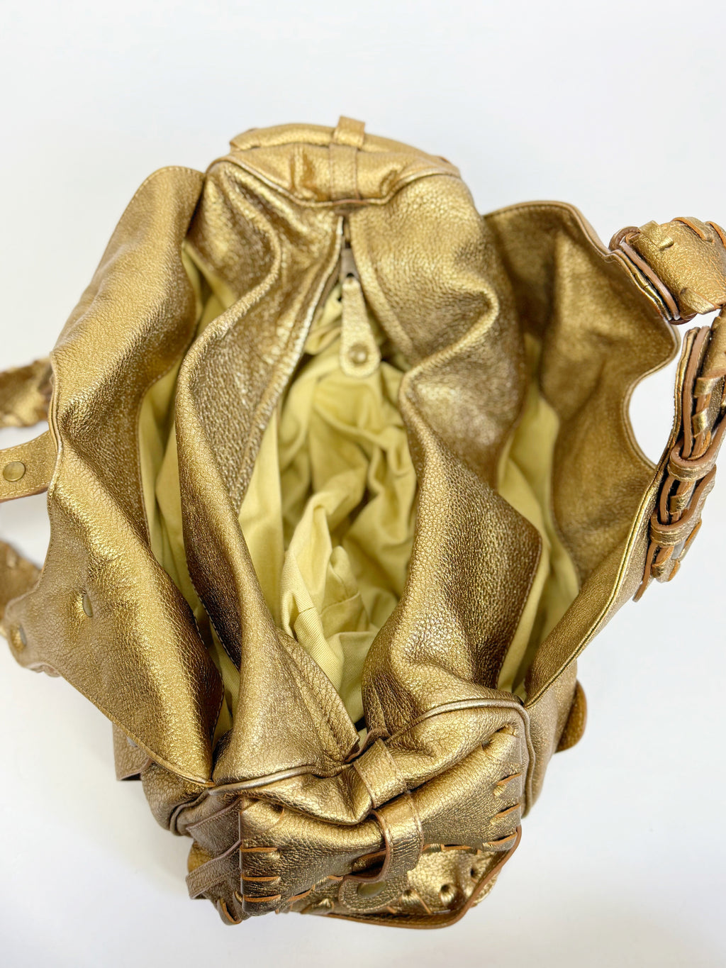 Chloé by Phoebe Philo Metallic Gold Silverado Bag, 2006