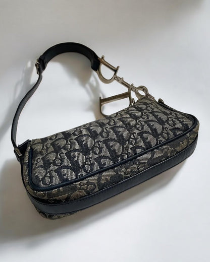 Christian Dior by John Galliano Monogram Trotter Oblique Bag, 2005