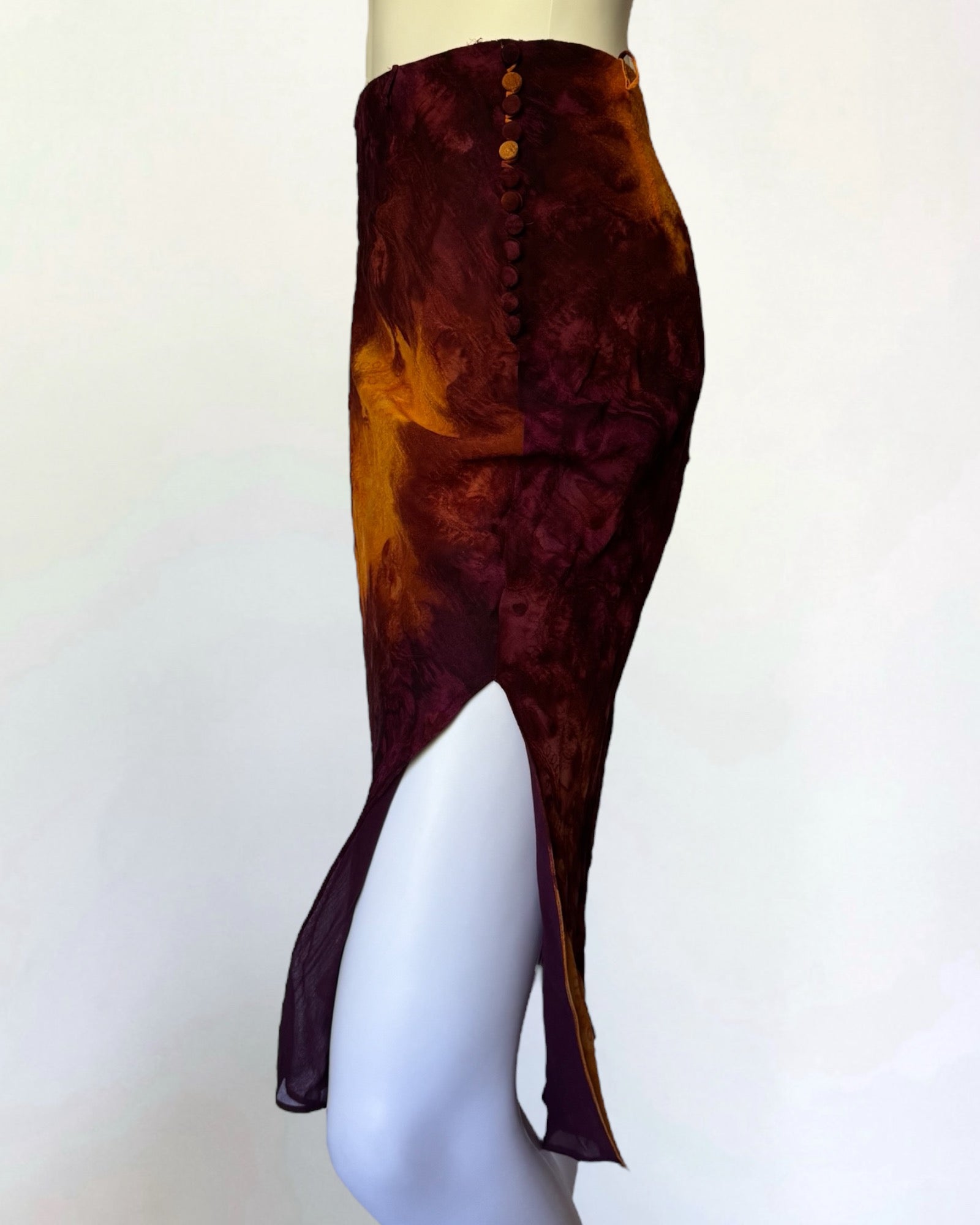 Christian Dior by John Galliano Tie Dye Skirt, SS 2001