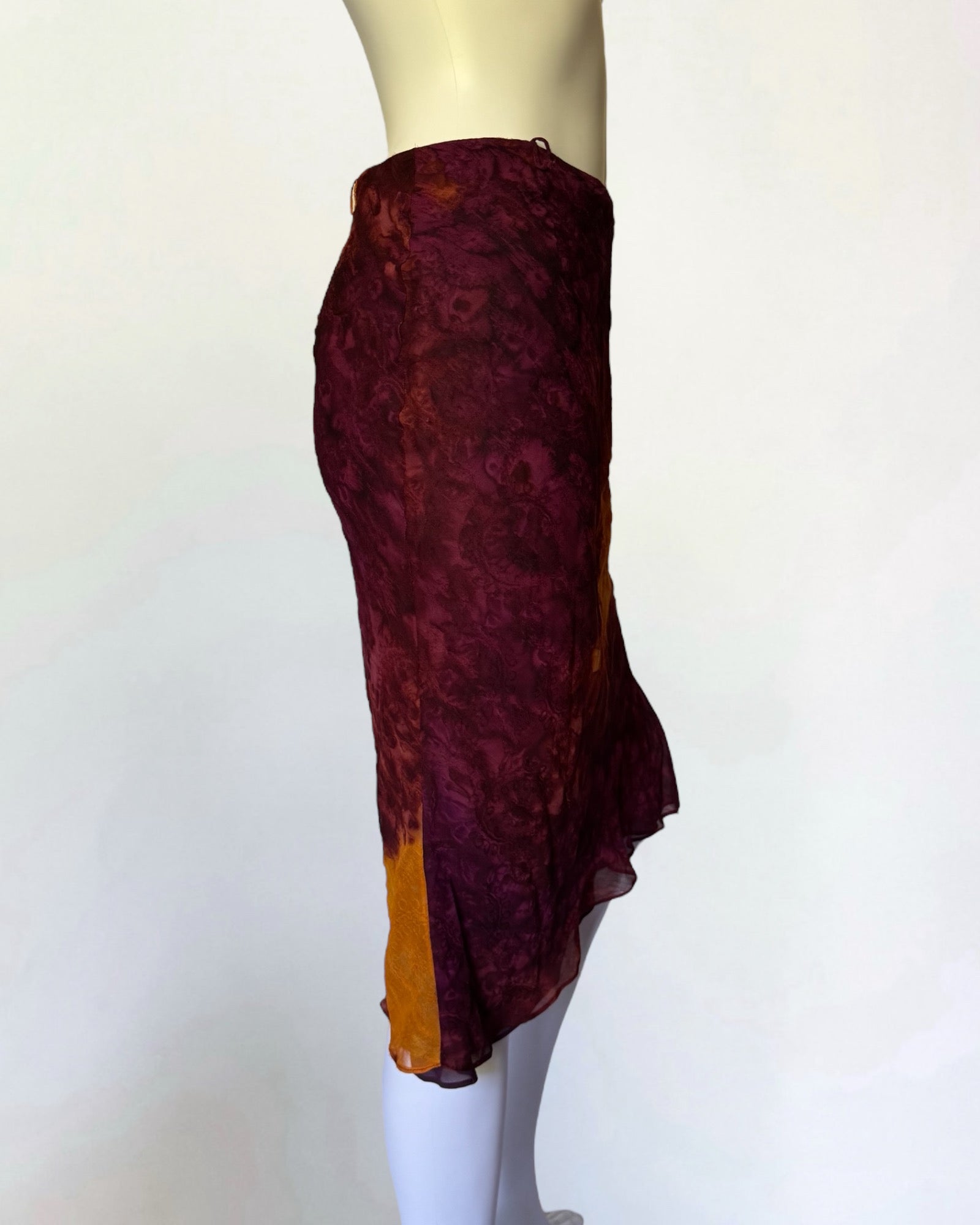 Christian Dior by John Galliano Tie Dye Skirt, SS 2001