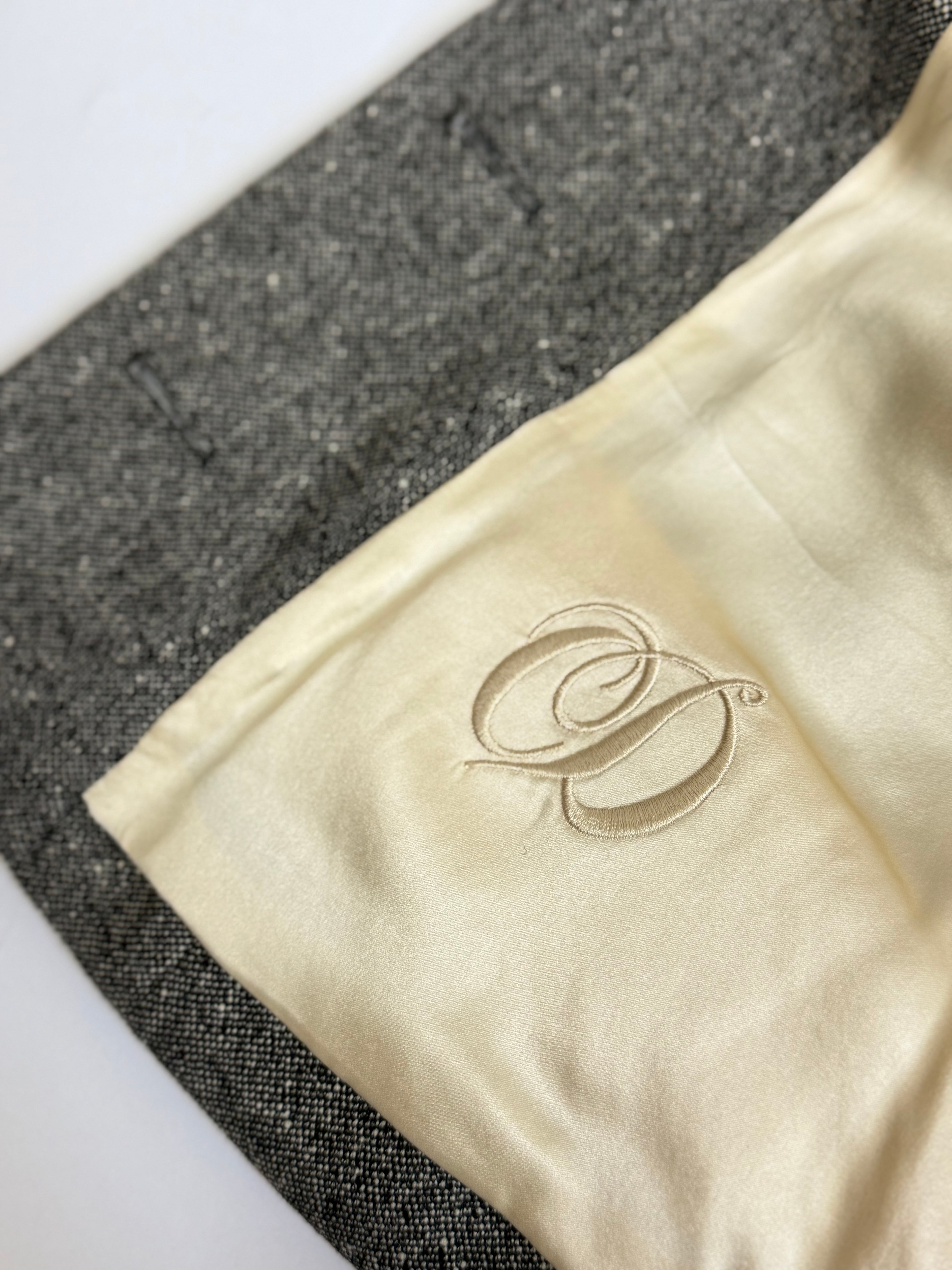 Christian Dior by John Galliano Wool & Lace Slip Dress Ensemble, FW 1998