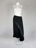John Galliano Wool Fringed Skirt, FW 1999