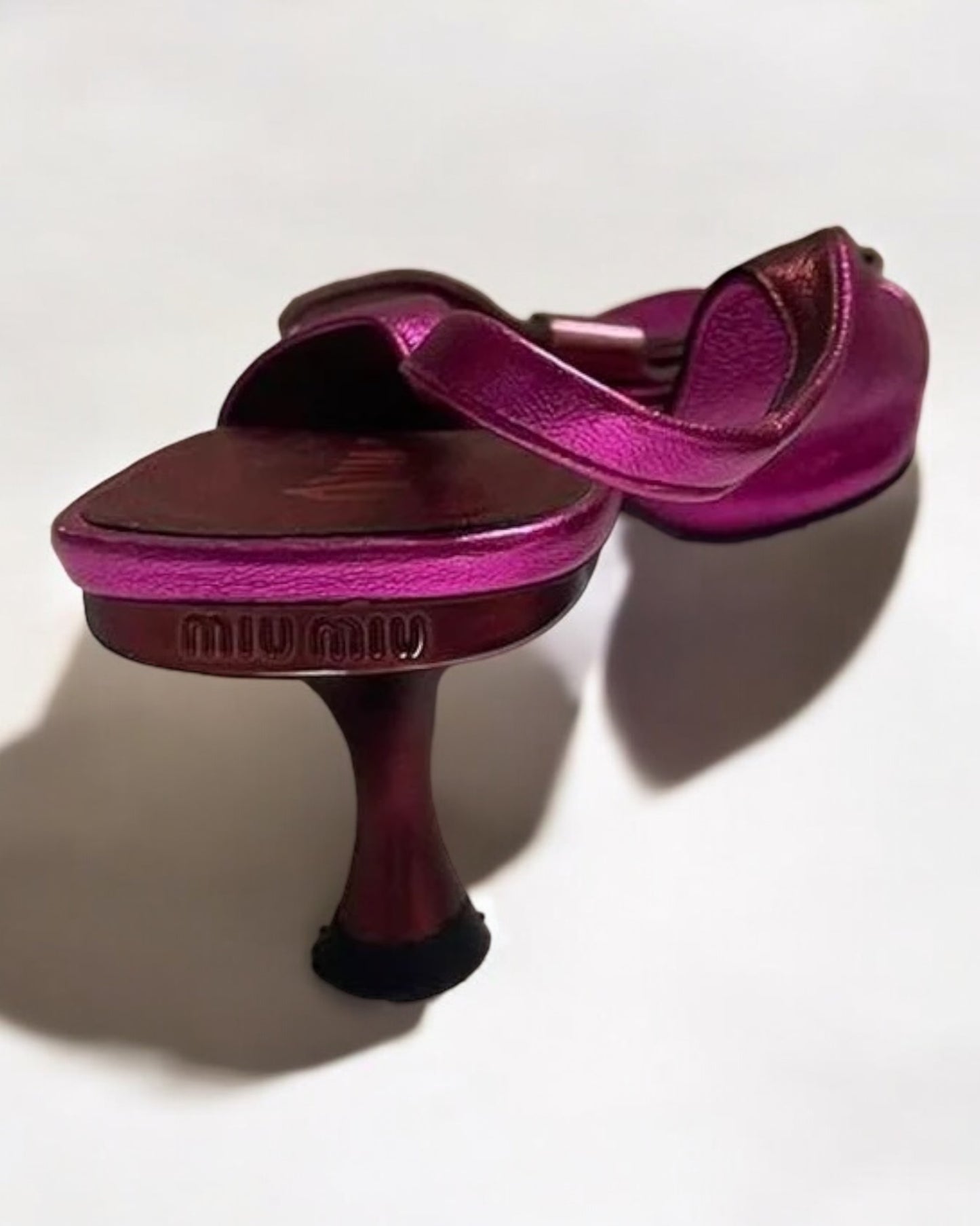 Miu Miu Pink Bow Sandals, SS 2000