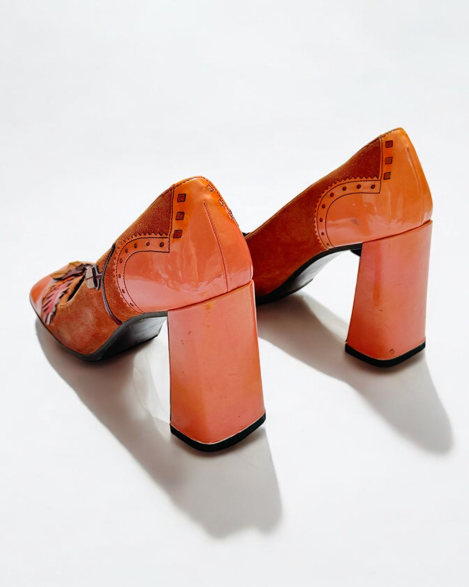 Prada Patent Leaf Pumps, FW 1999