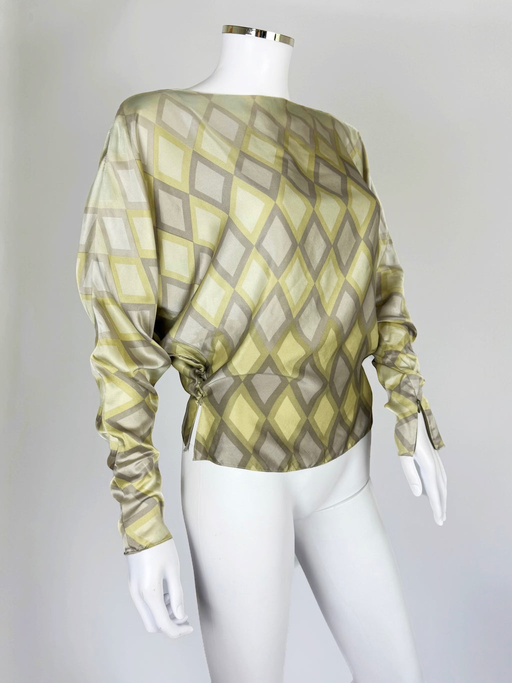 Chloé by Stella McCartney Silk Diamond Blouse, FW 2000