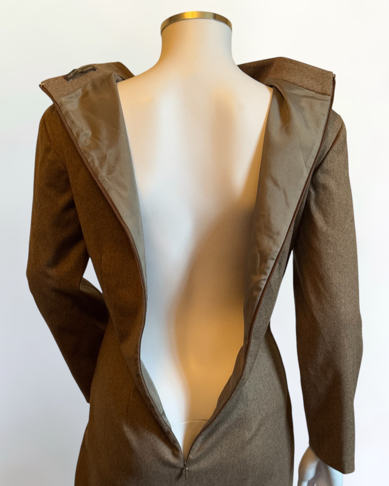 Alexander McQueen Virgin Wool Sheath Dress, 2007