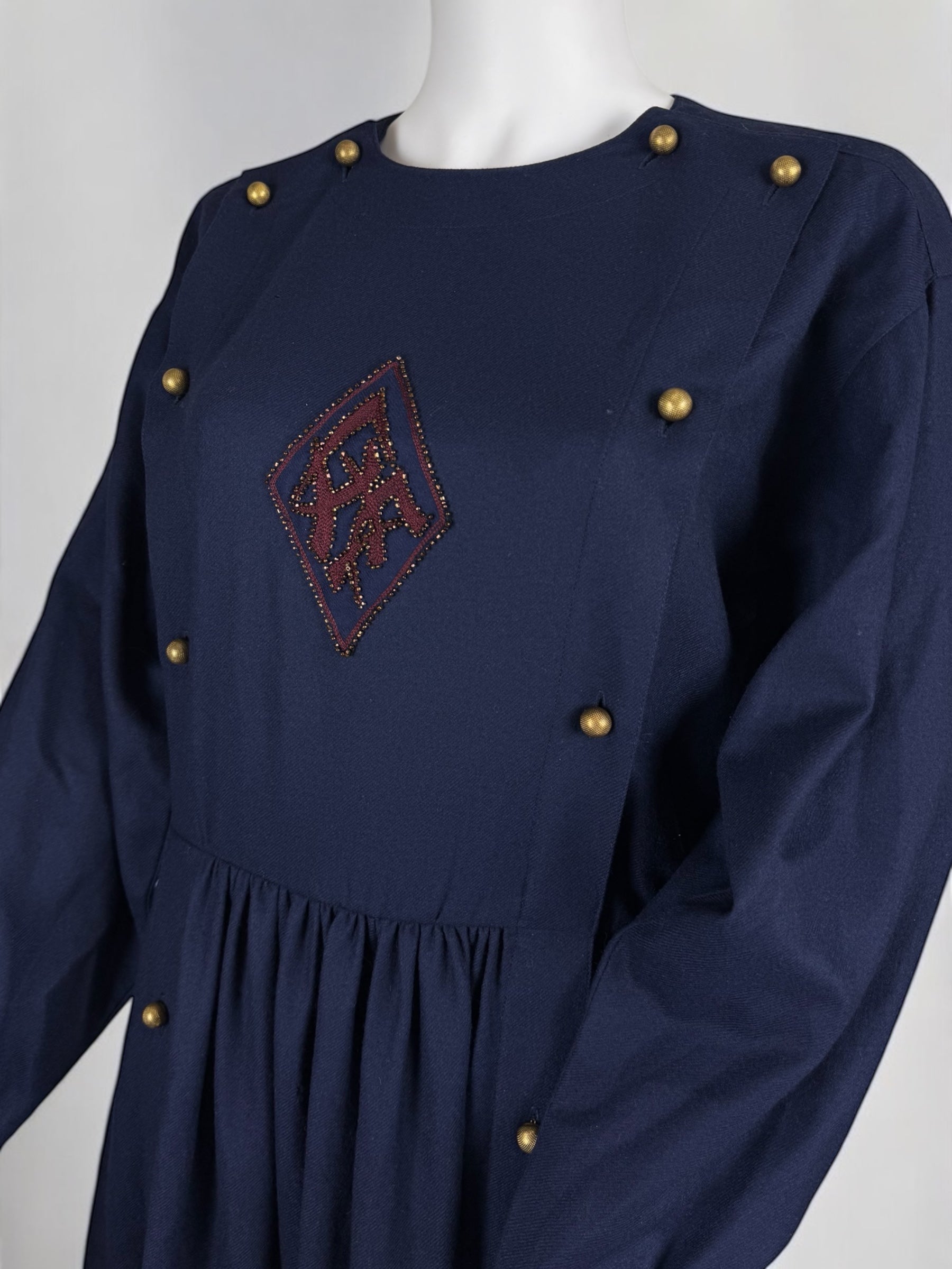 Chloé by Karl Lagerfeld Dolman Dress, FW 1981