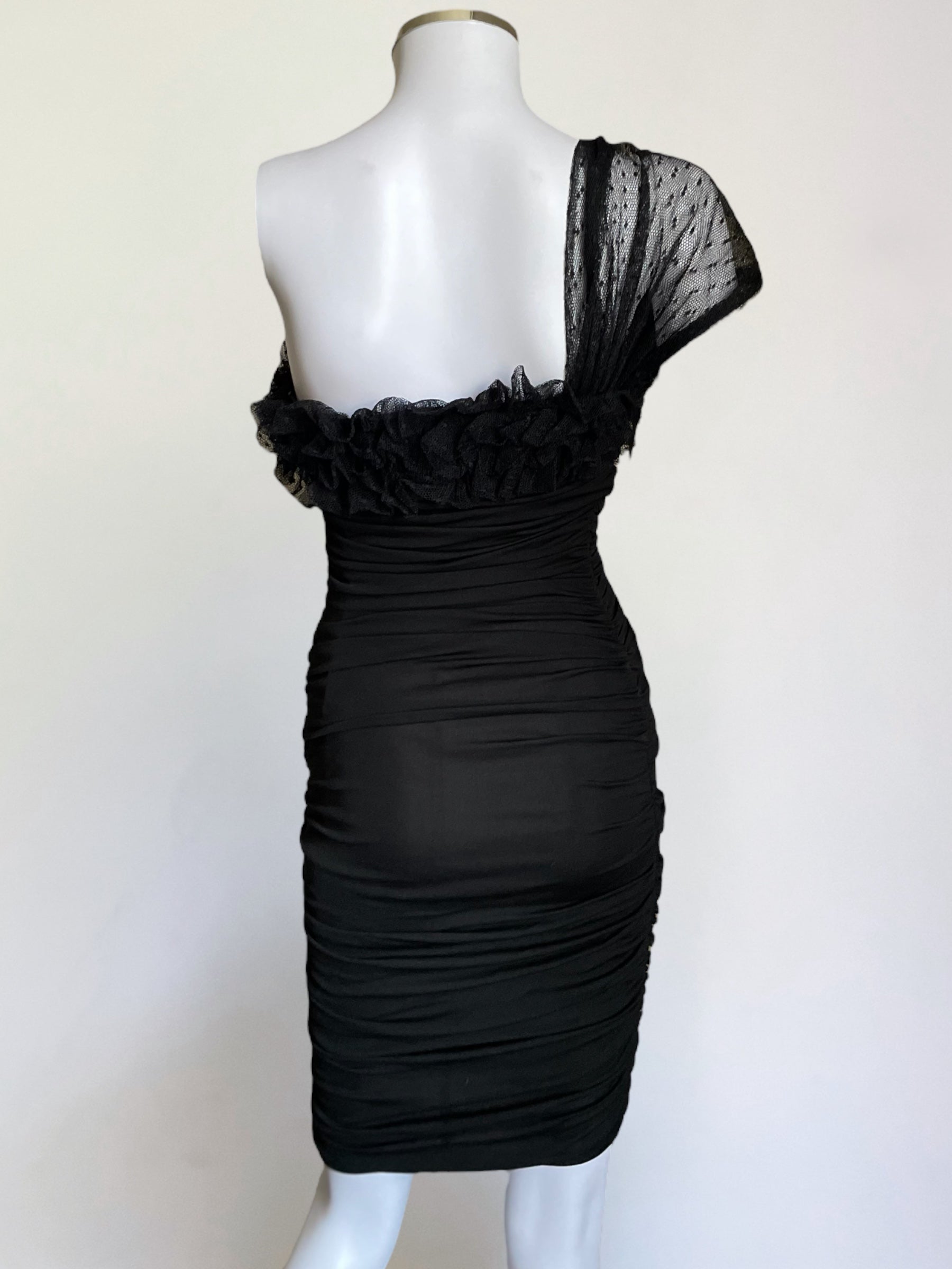 Giambattista Valli Black Cocktail Dress, Debut Collection FW 2005