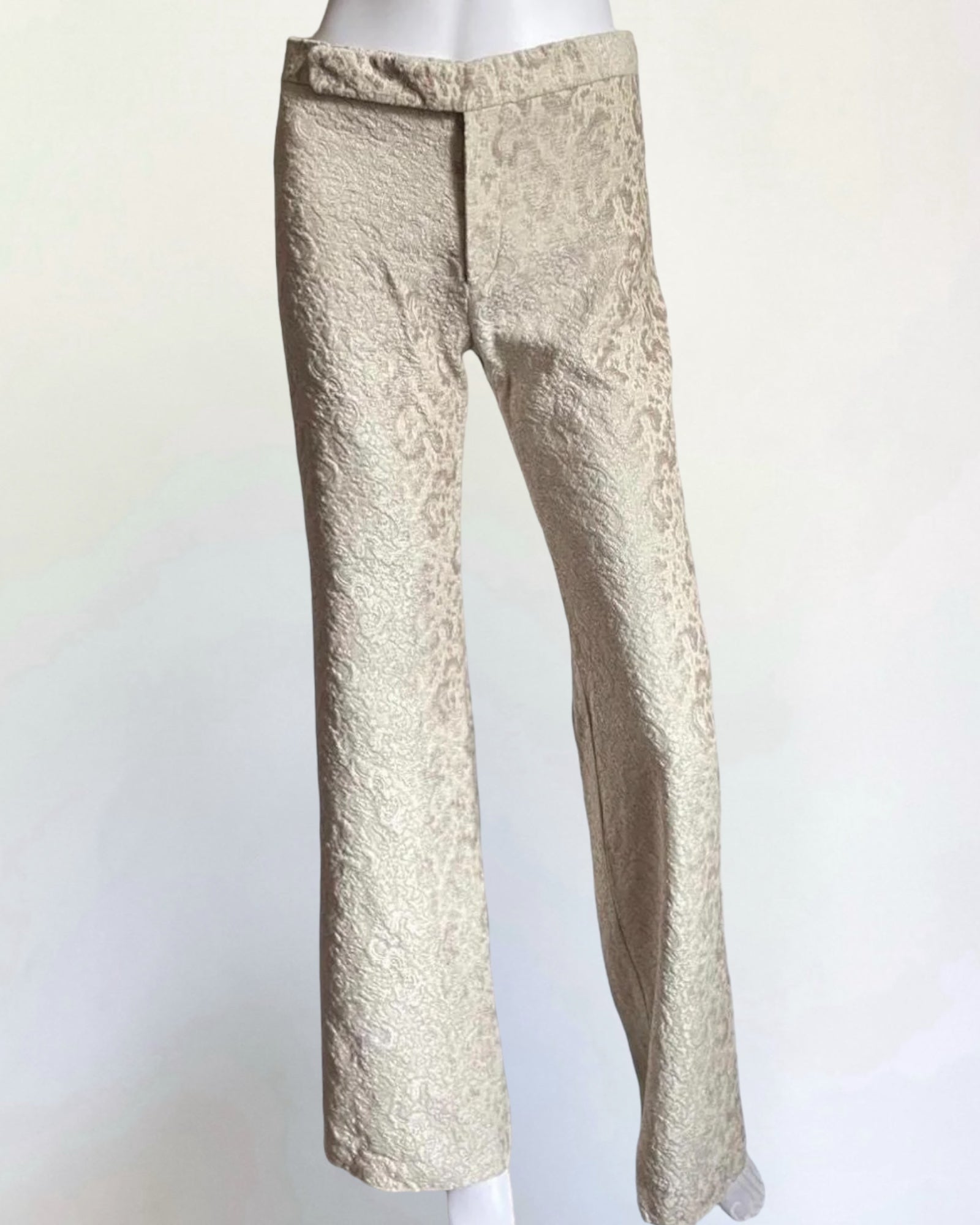 Gucci by Tom Ford Velvet Jacquard Trousers, SS 2000